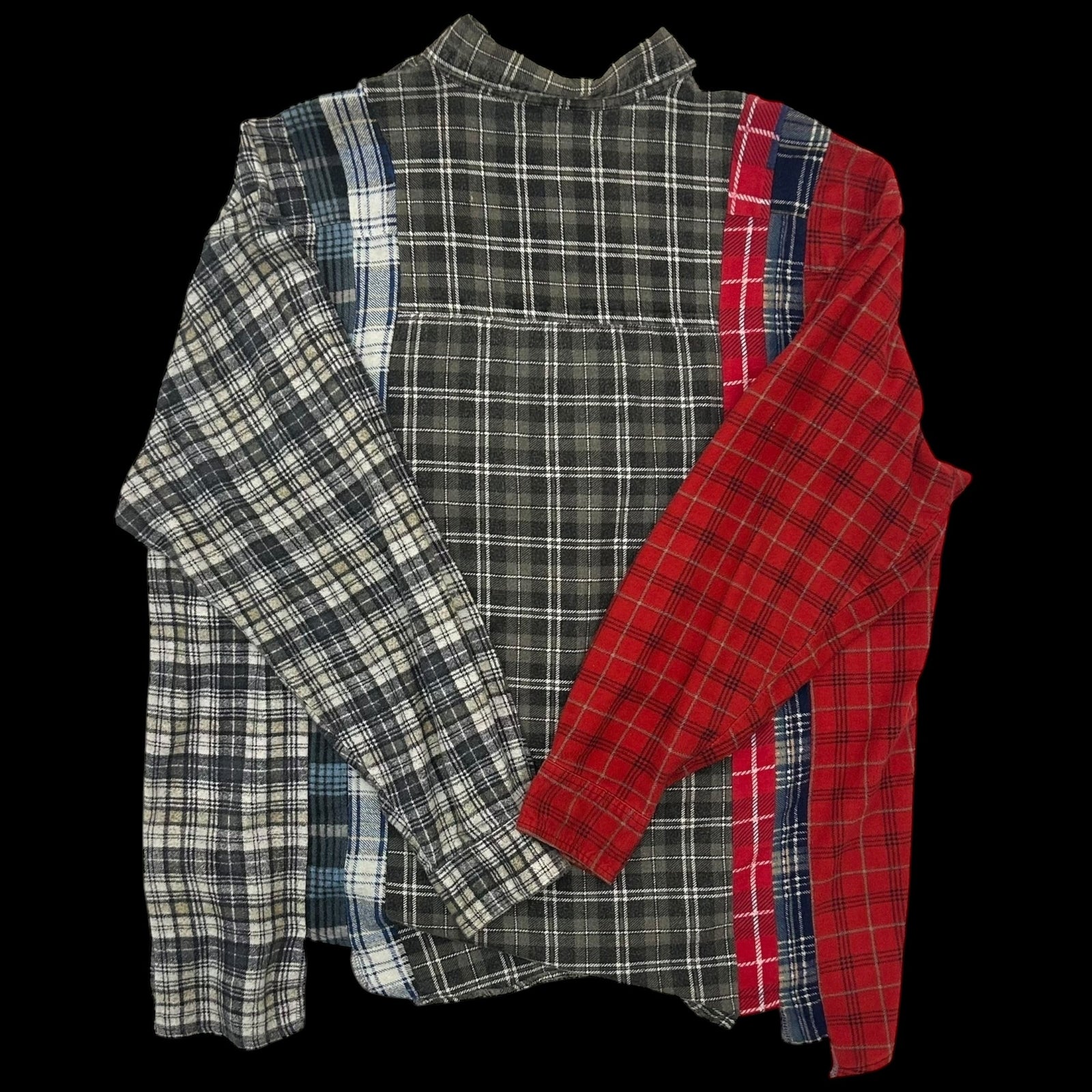 Needles Rebuild 7 Cut Flannel Shirt (Size L)