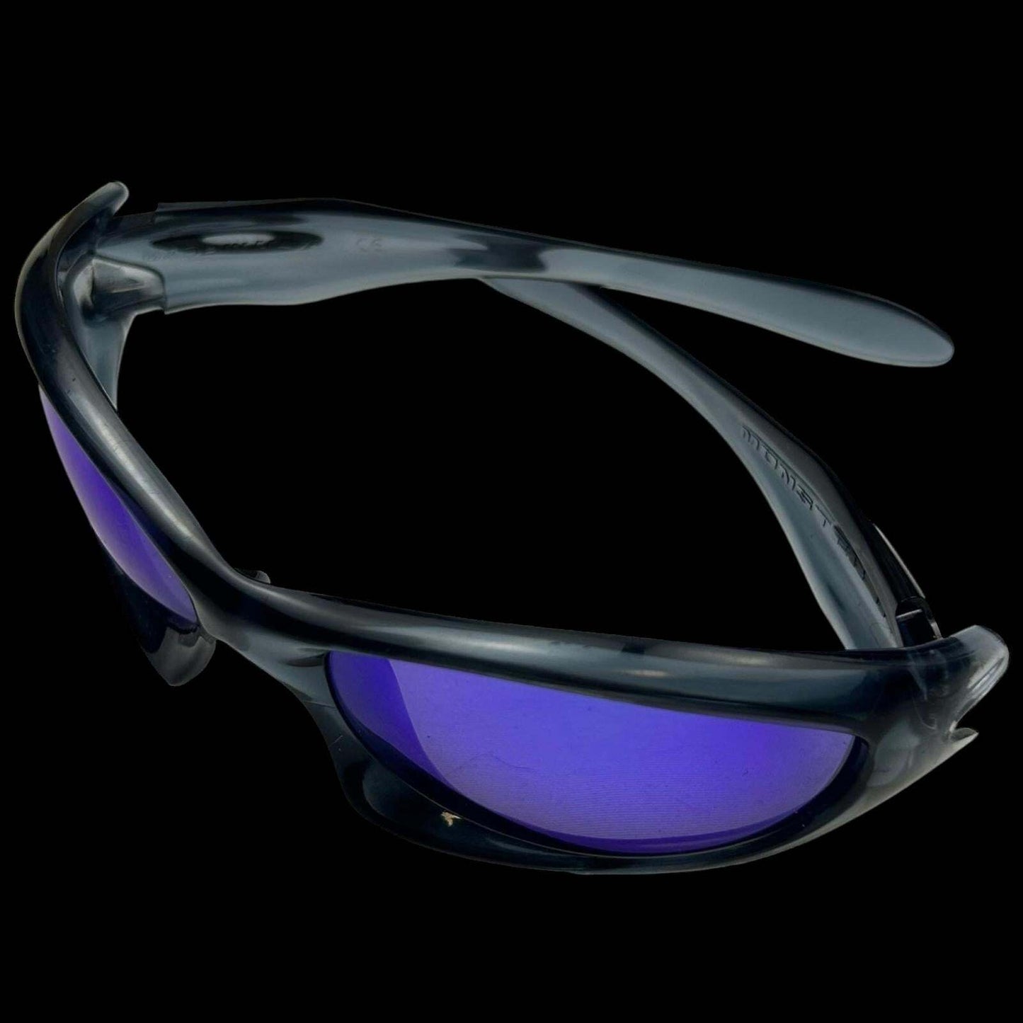 Vintage Oakley Monster Dog Crystal Black (with blue lens)