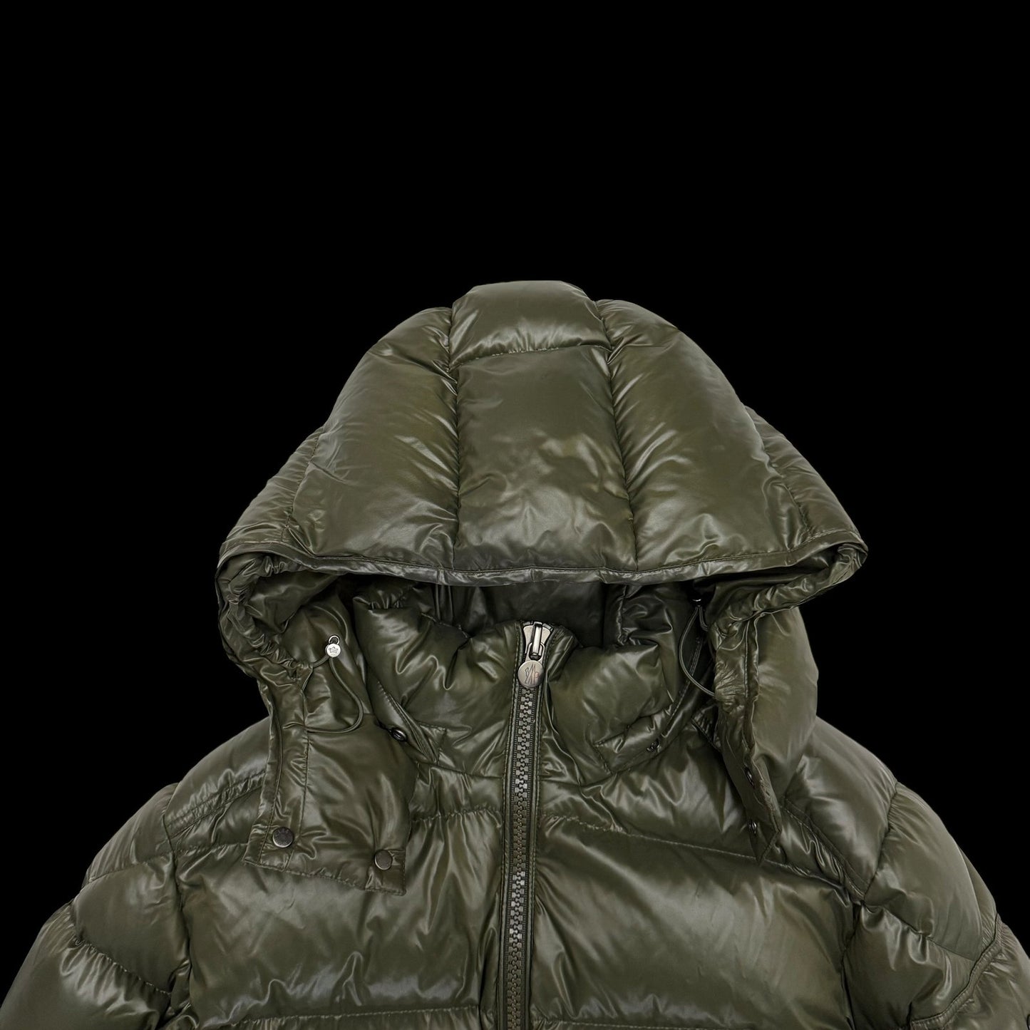 Moncler Maya Quilted Nylon Down Jacket Olive Green (Fits M-L)