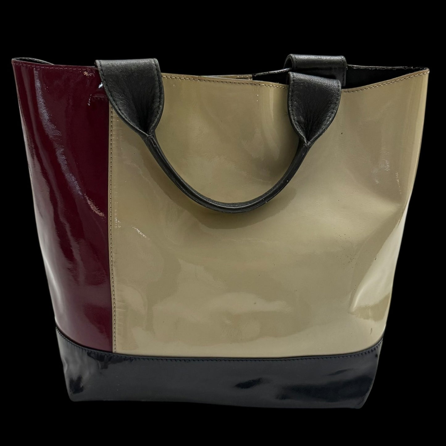 Marni 2011 Colour-Block Patent Leather Bag
