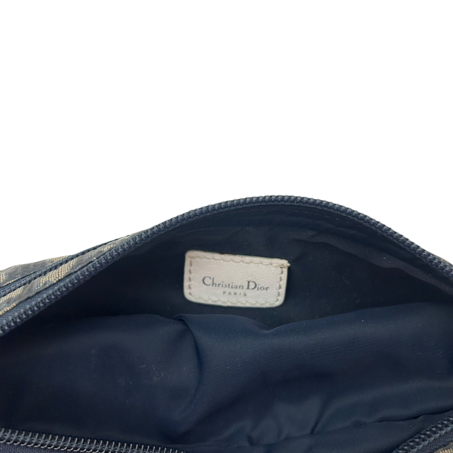 Christian Dior Trotter Canvas Waist bag Nylon Blue/White