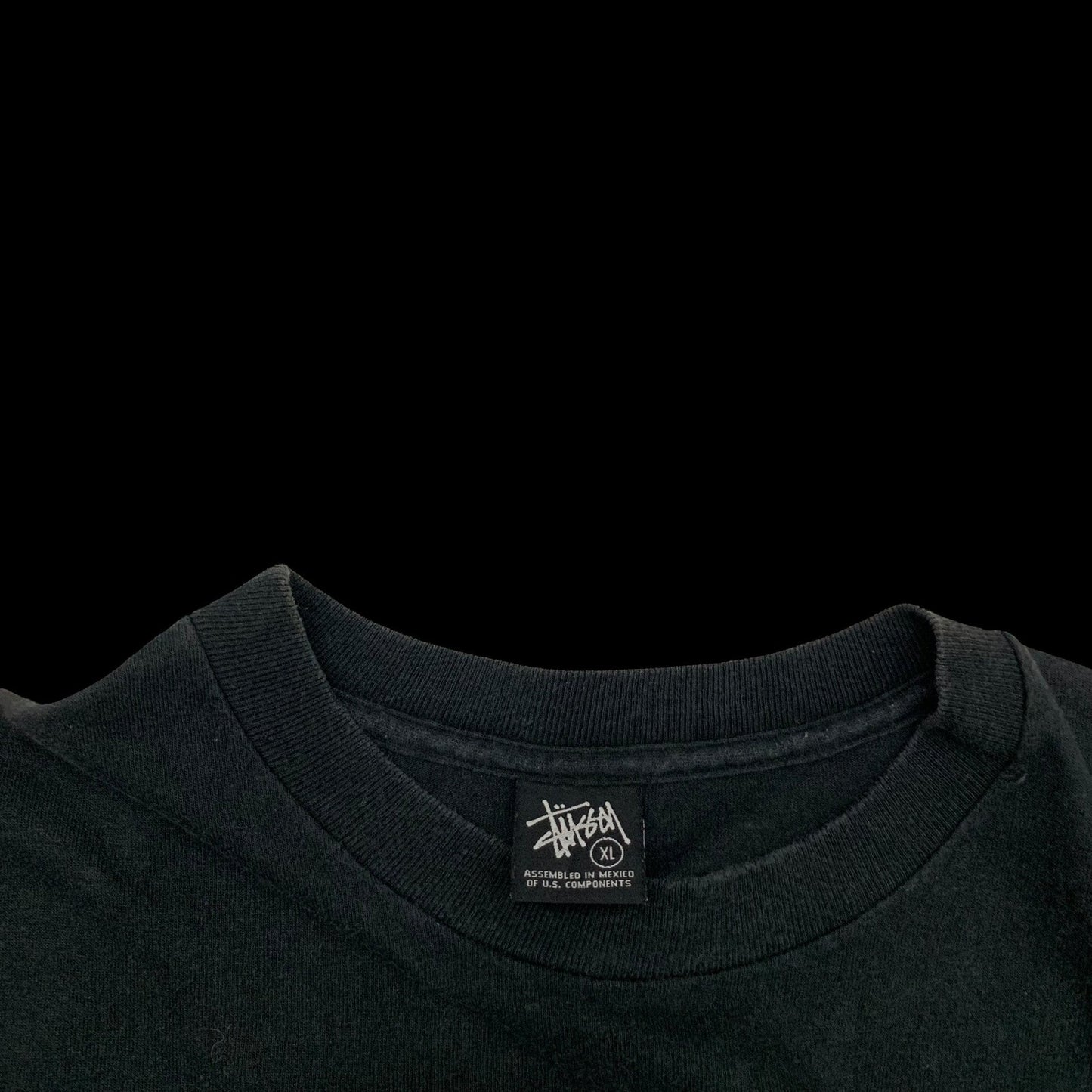 Stussy Tribe Vintage 90s ‘Okay Big Boys’ T-Shirt Black (Size XL)