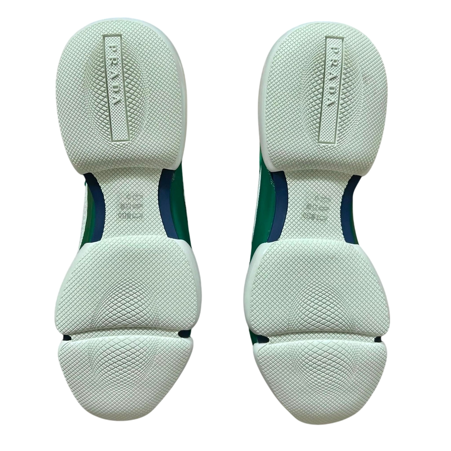 Prada Cloudbust Low Green / Navy / White