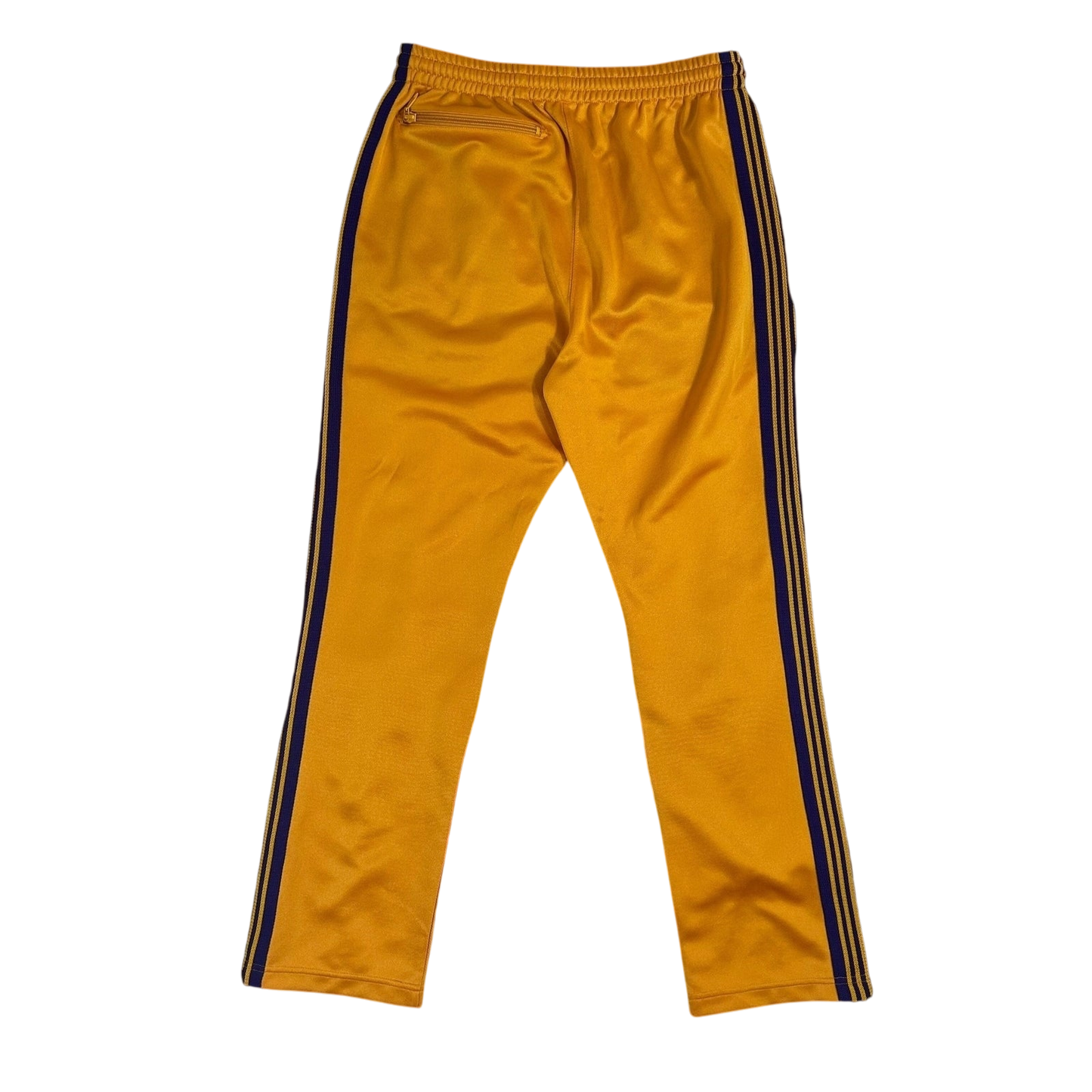 Needles Poly Smooth Narrow Track Pants Yellow/Purple (Size S)
