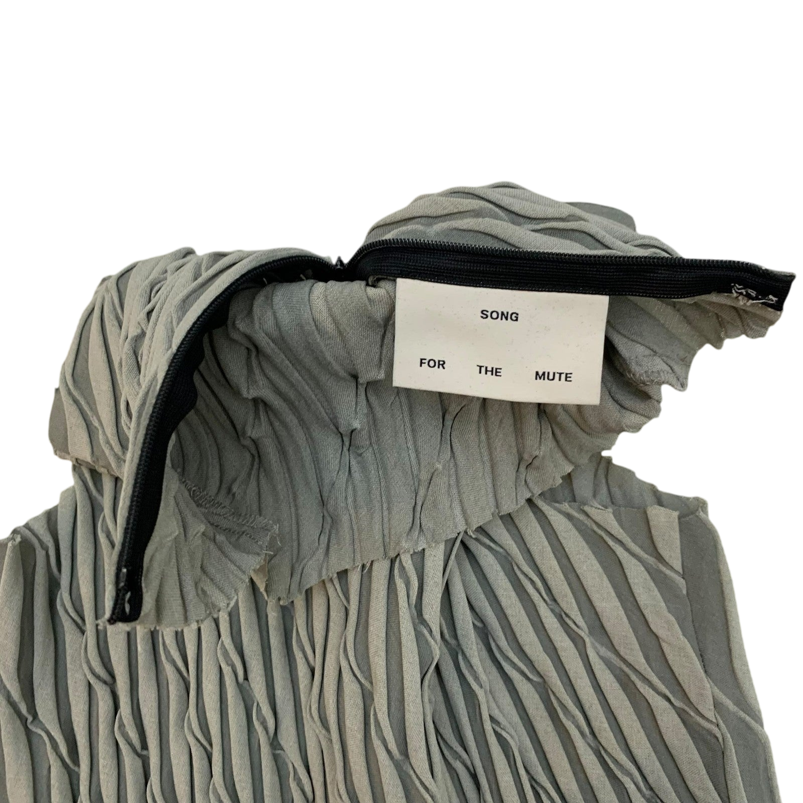 Song For The Mute Bias Sleeveless Top Grey (Fits M-L mens / L womens)