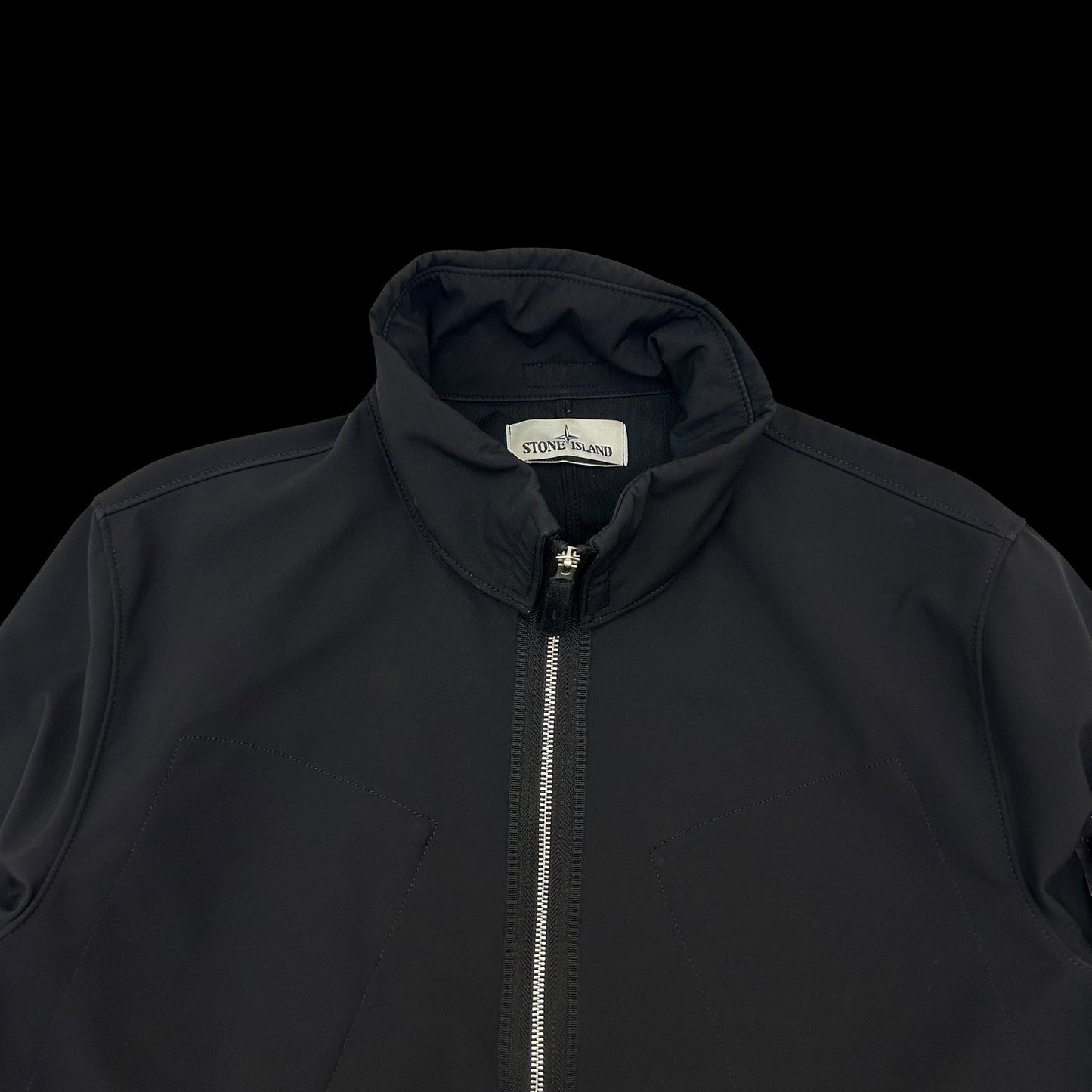 Stone Island Soft Shell R Jacket Black (Fits M/L)