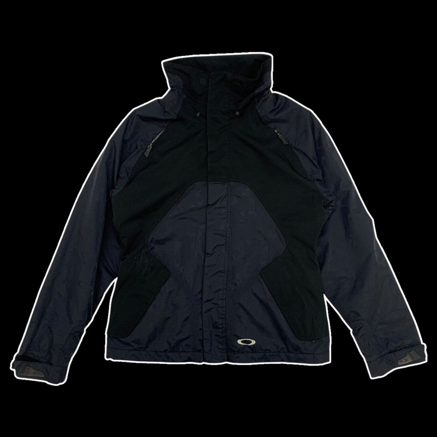 Oakley 2000s Nitro Fuel 2 Tactical Field Shell Jacket Navy/Black (Fits XS)
