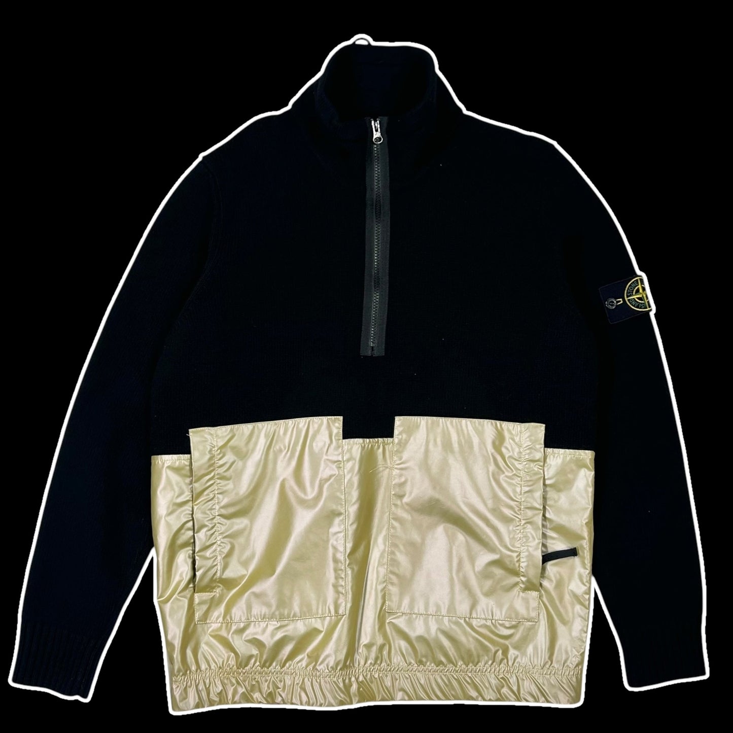 AW2019 Stone Island Lambswool With Iridescent Coating Tela Anorak (Fits M-L)