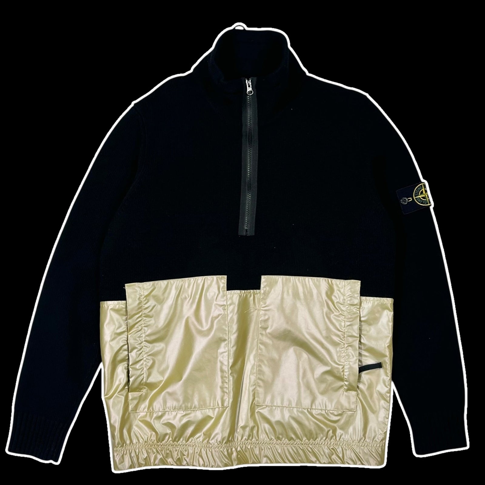AW2019 Stone Island Lambswool With Iridescent Coating Tela Anorak (Fits M-L)