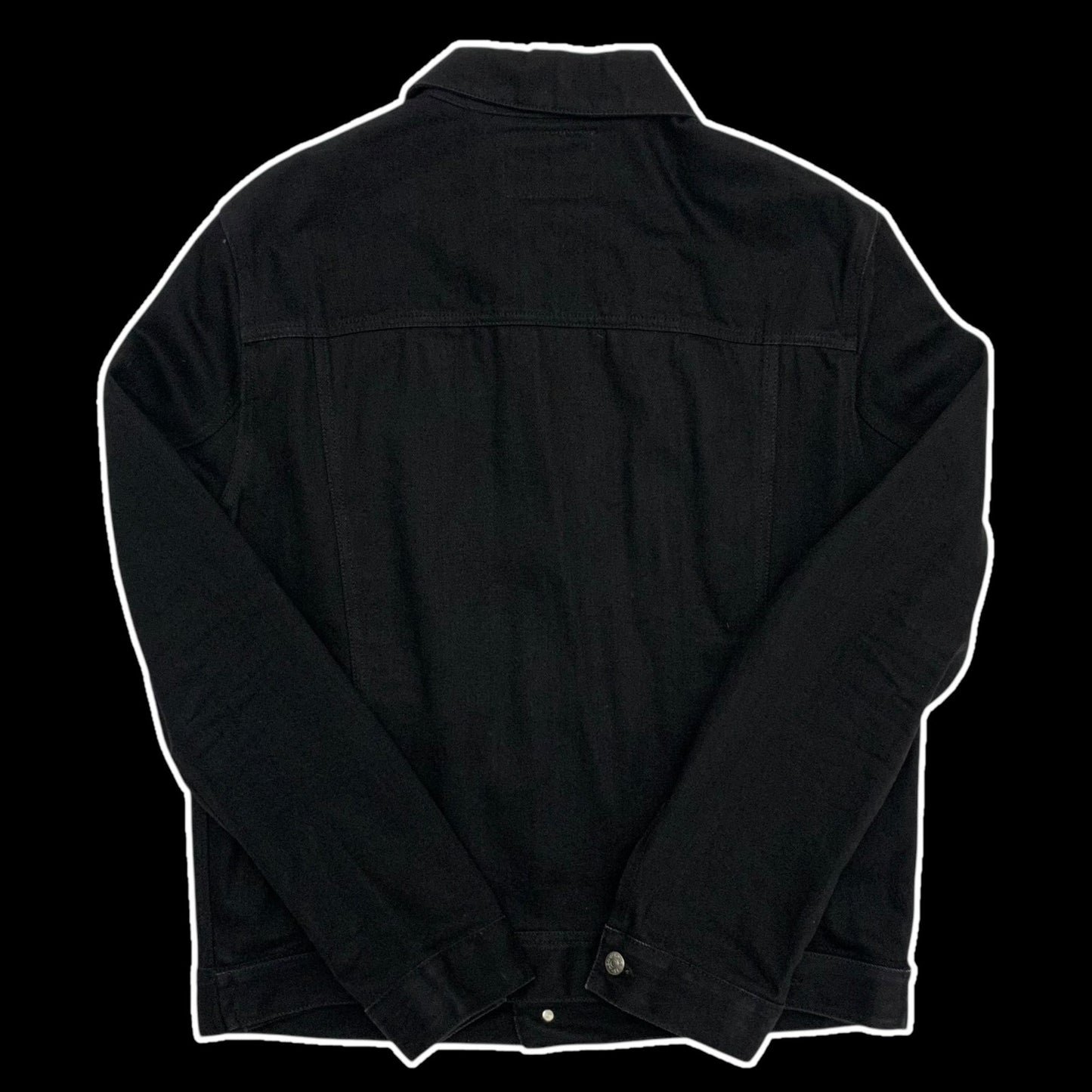 Acne Studios Blå Konst Pass Denim Jacket Black (Fits M-L)