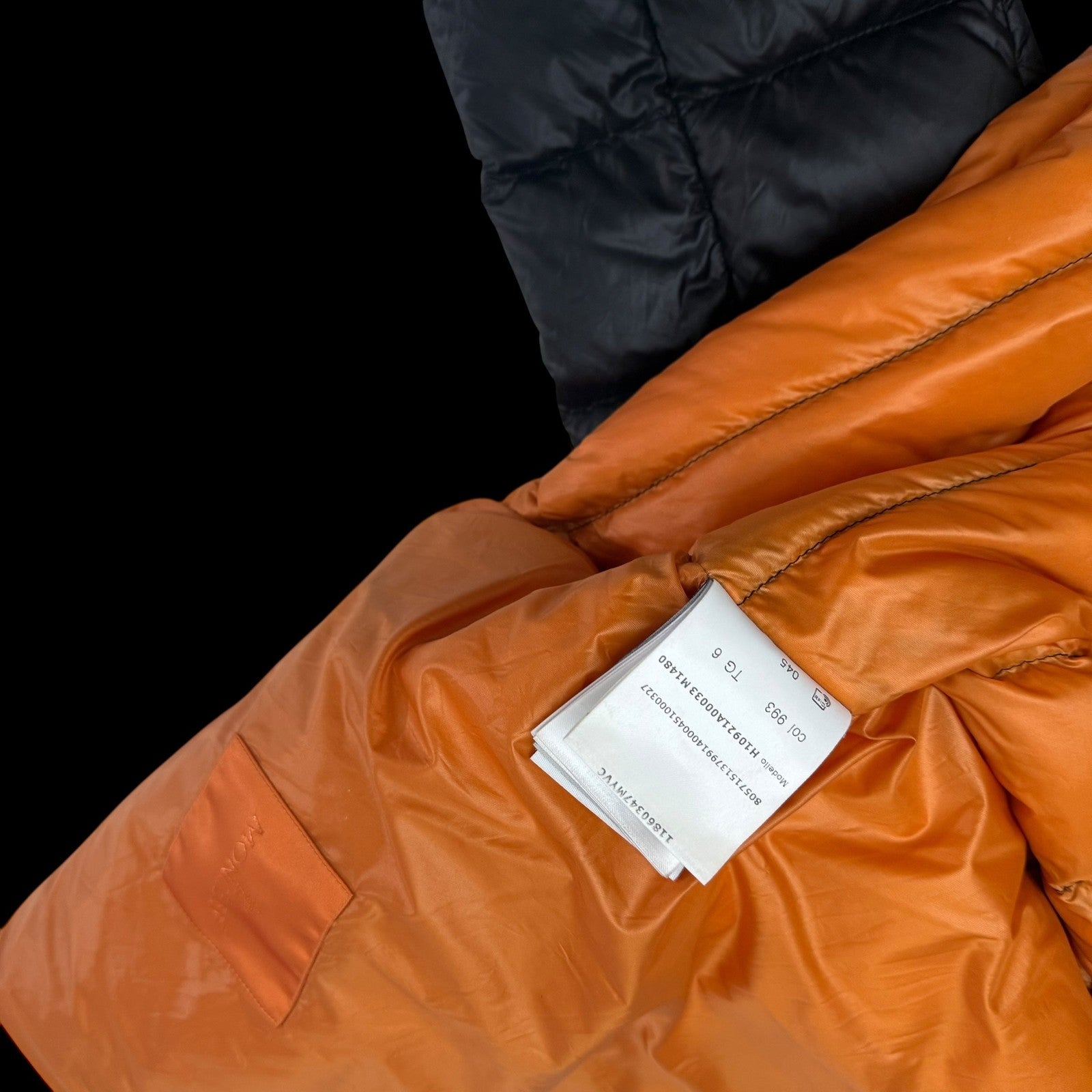 Moncler Genius 1952 Amaltes Down Jacket Black (Fits XL)