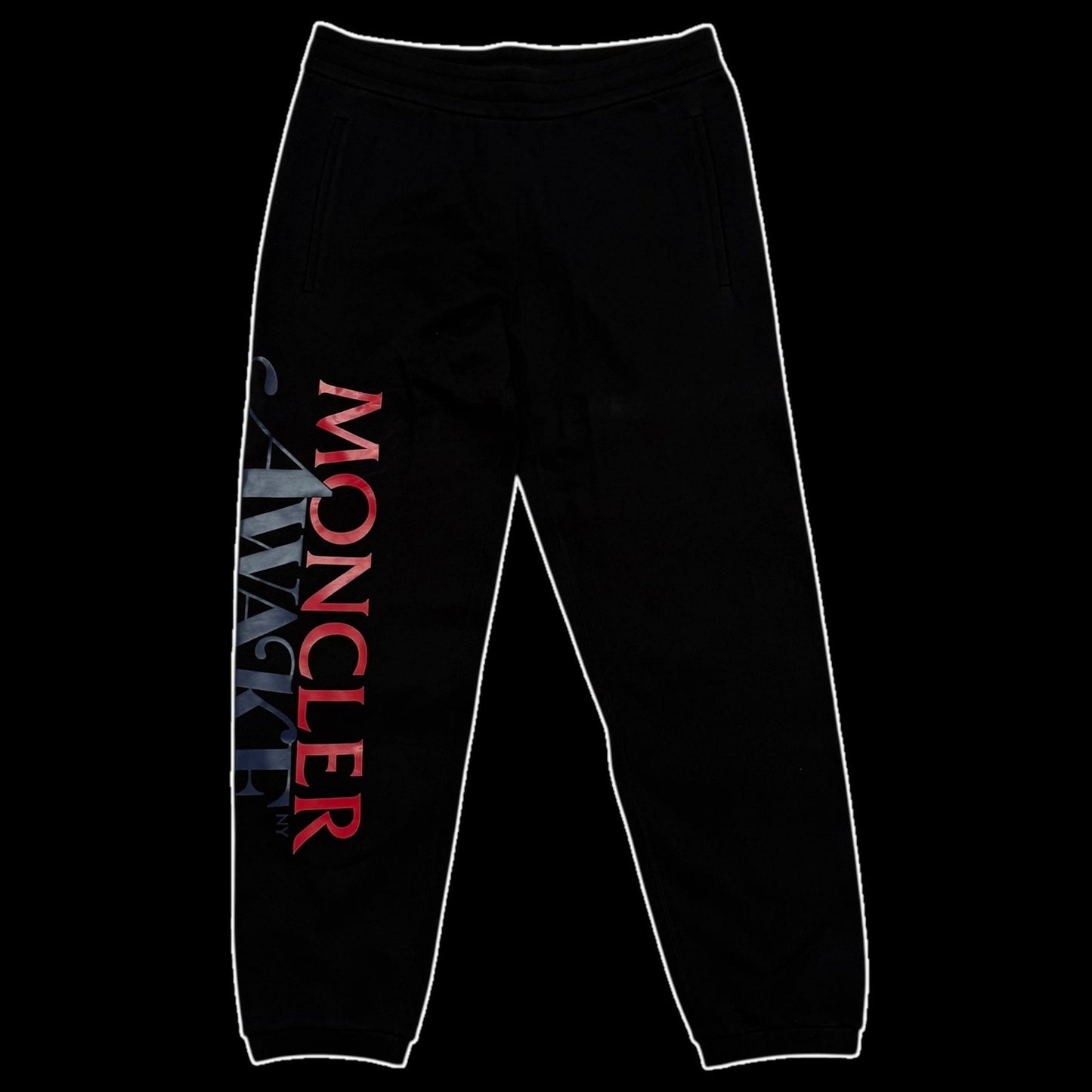 Moncler Genius 1952 X Awake NY Applied-logo Track Pants Black (Size M)
