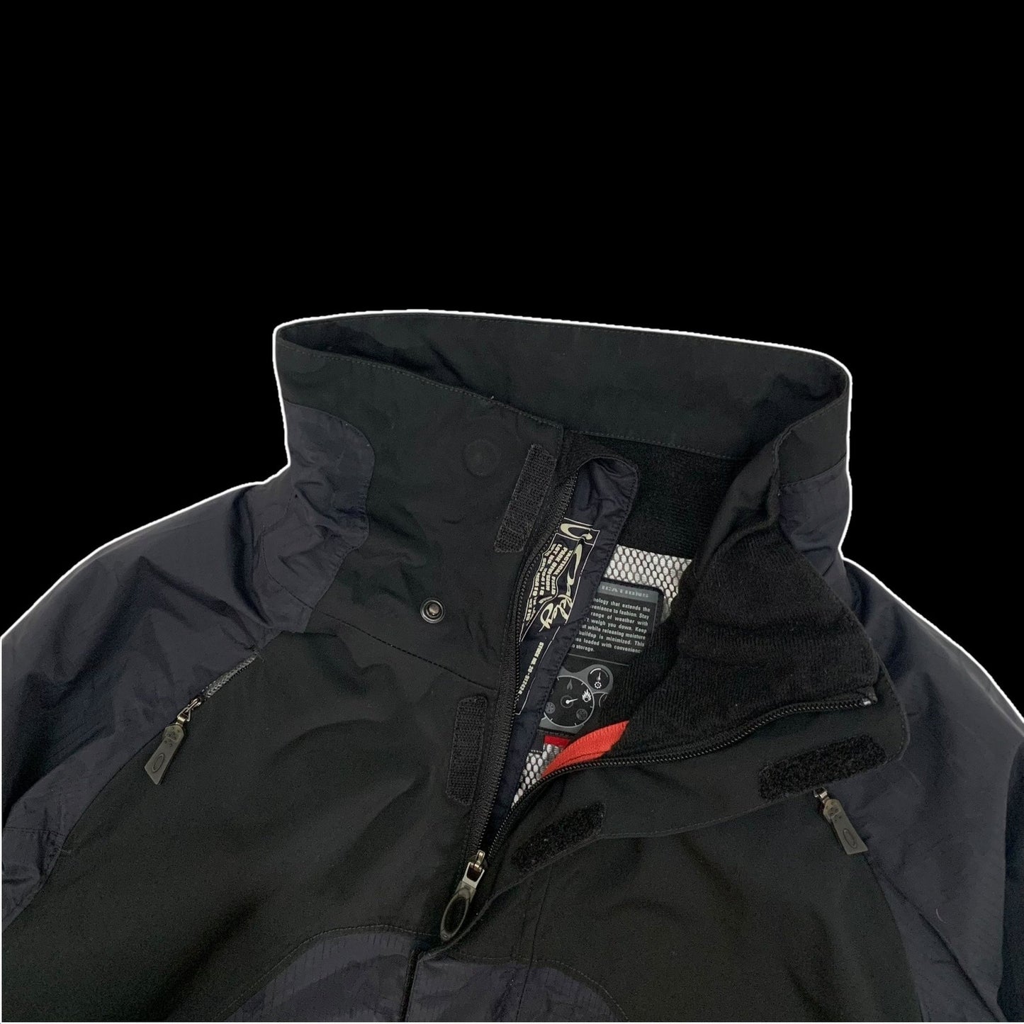 Oakley 2000s Nitro Fuel 2 Tactical Field Shell Jacket Navy/Black (Fits XS)
