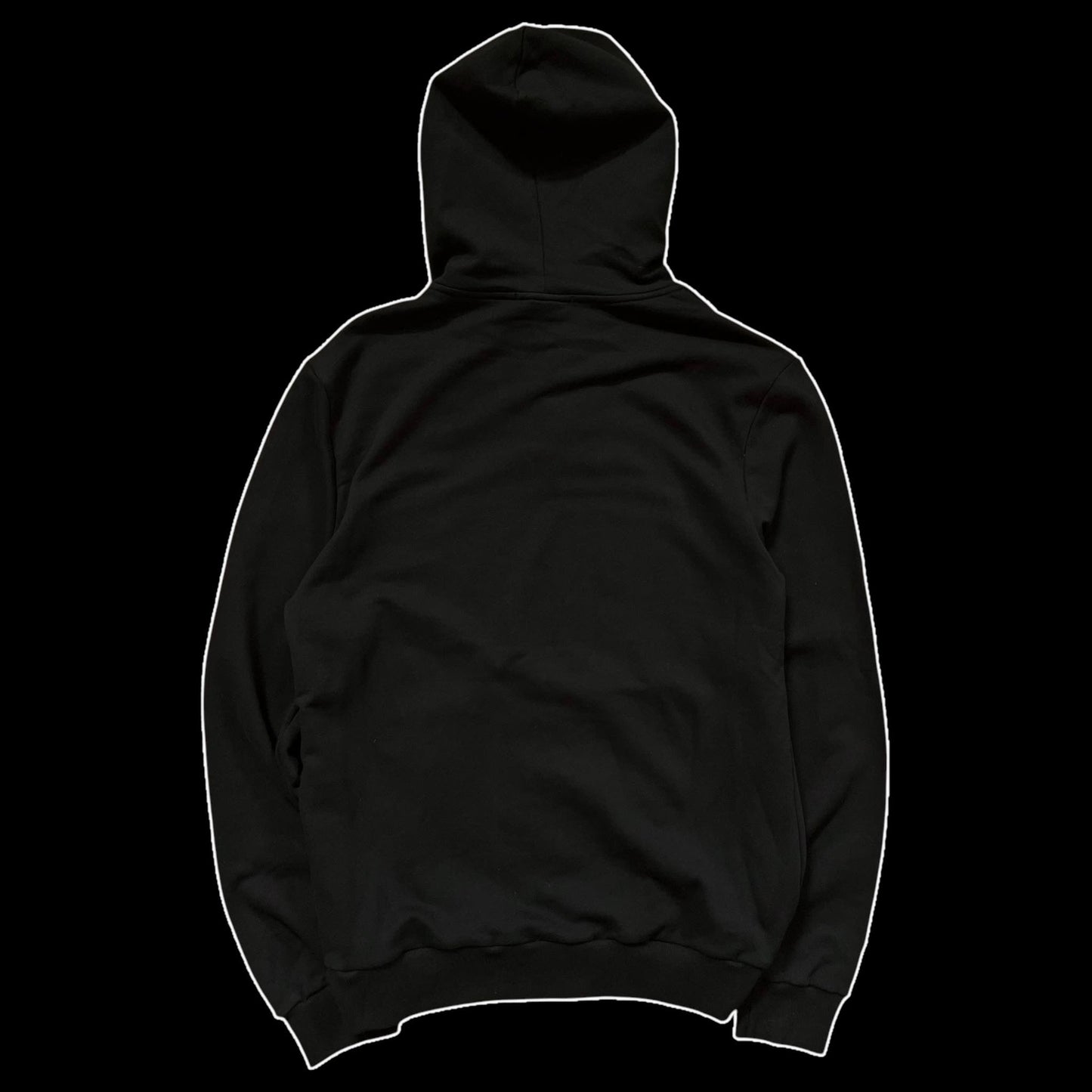 Roberto Cavalli Black Jaguar Hooded Sweatshirt (Fits M/L)