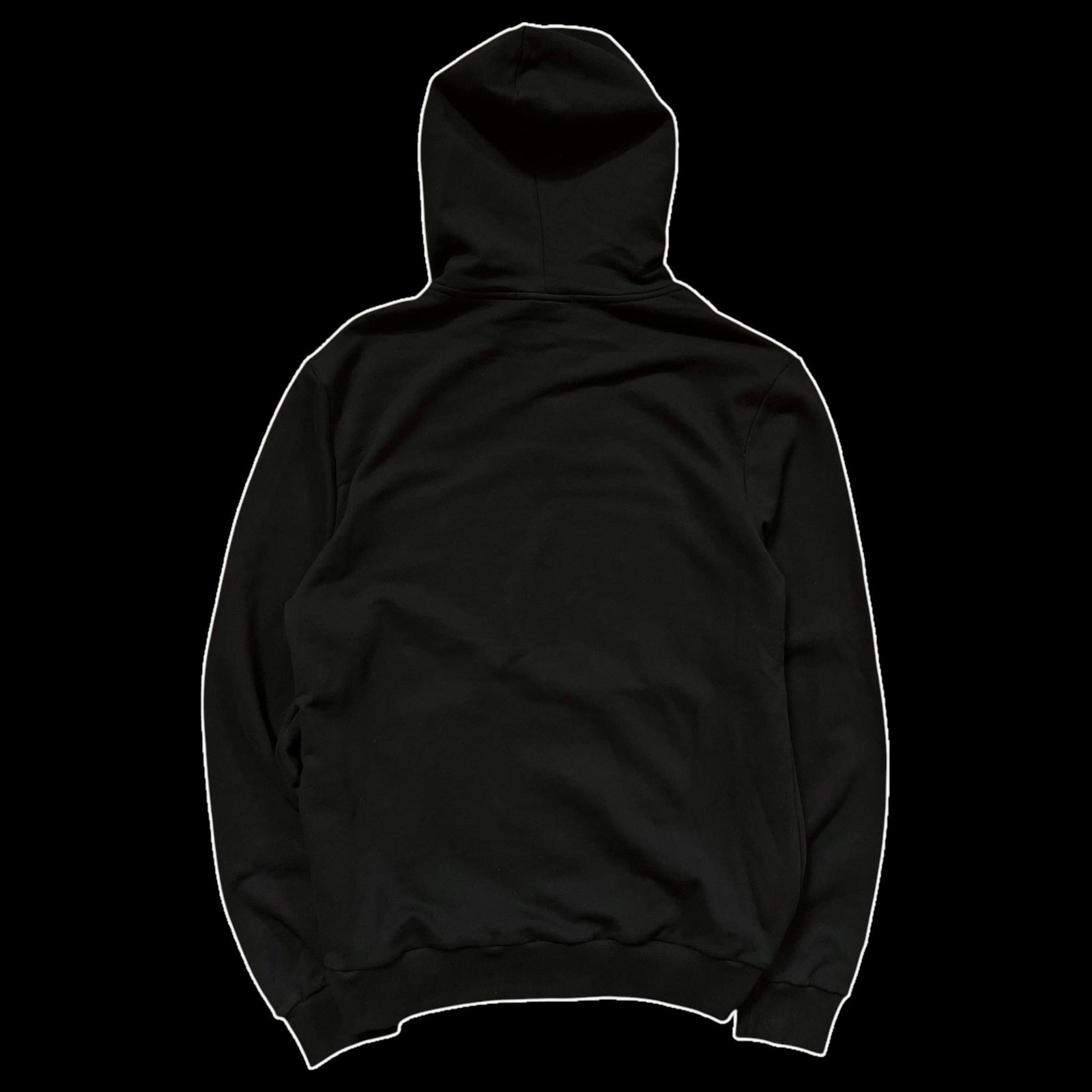 Roberto Cavalli Black Jaguar Hooded Sweatshirt (Fits M/L)