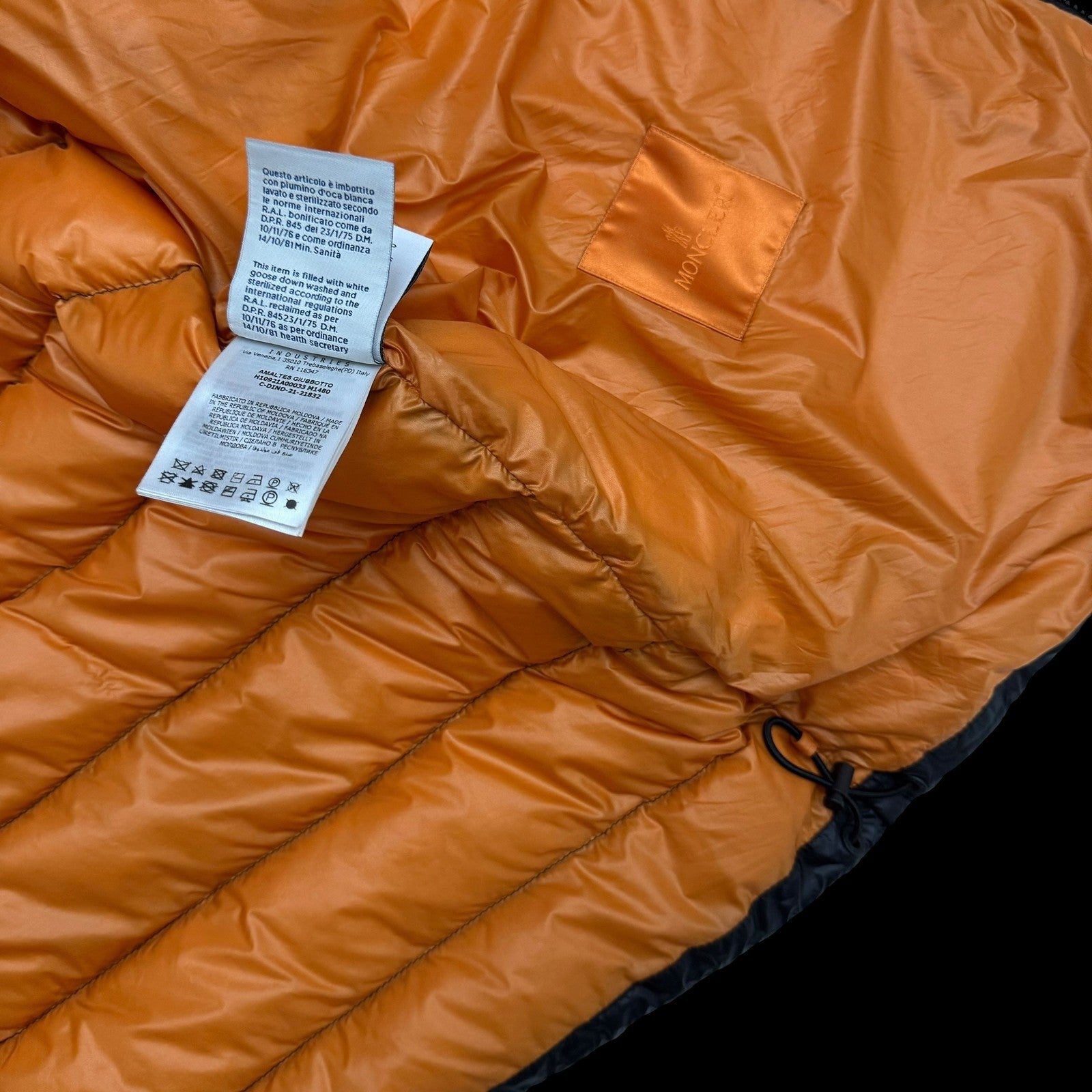 Moncler Genius 1952 Amaltes Down Jacket Black (Fits XL)