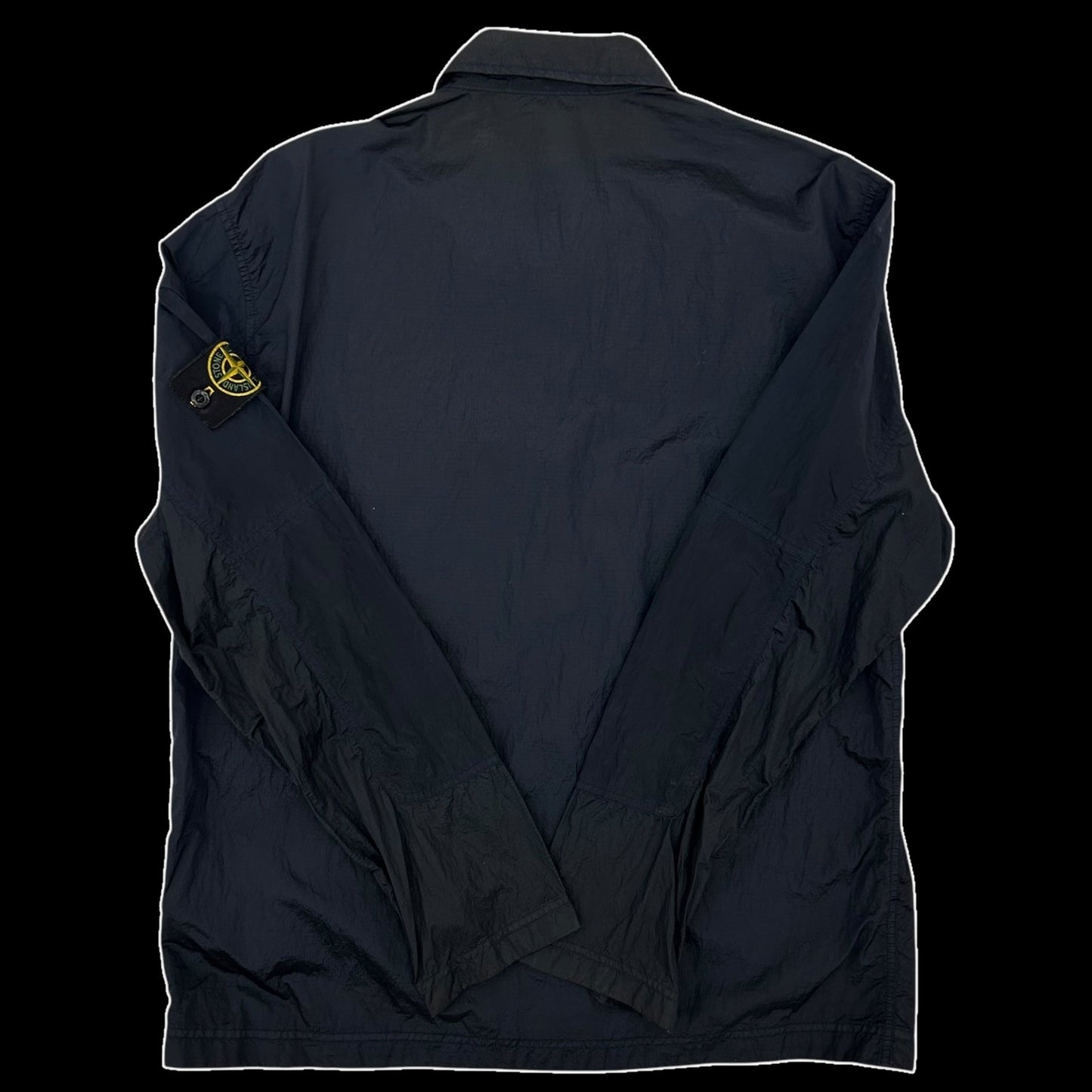 Stone Island Nylon Metal Overshirt Navy (Fits L/XL)