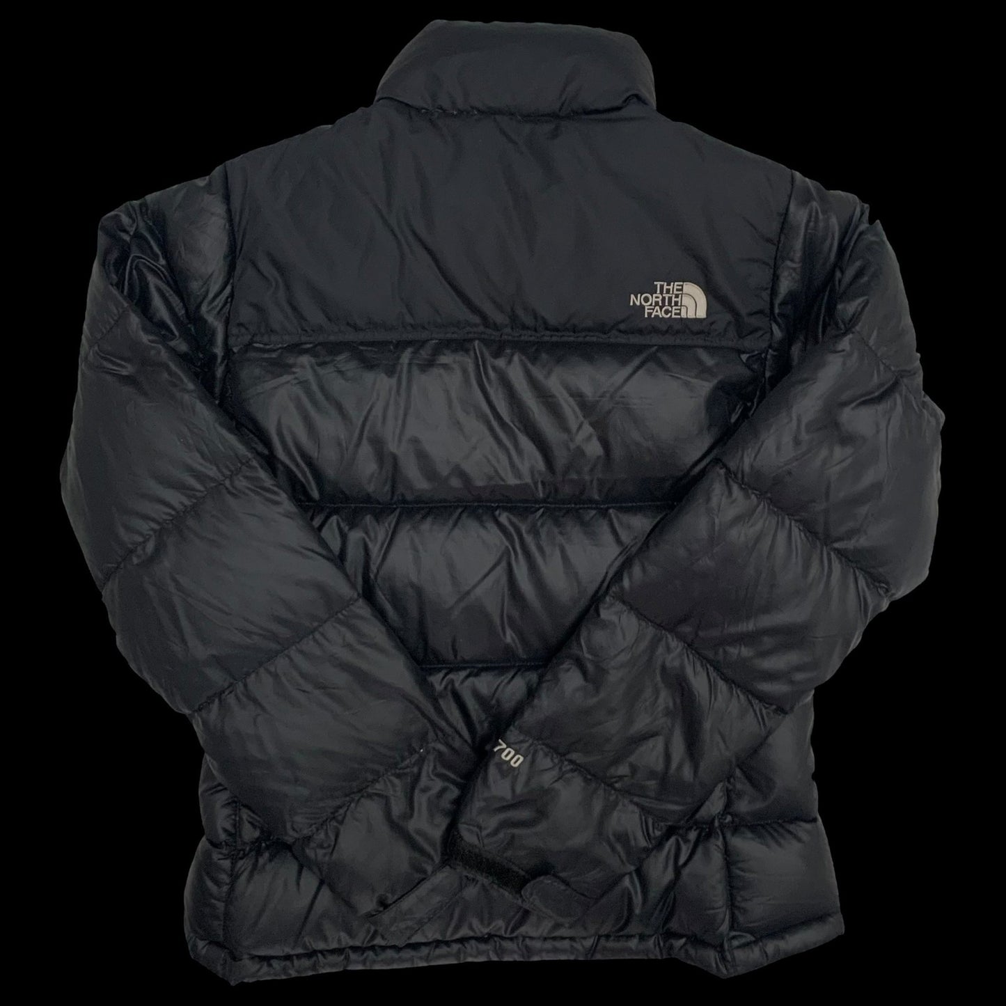 The North Face Womens Nuptse 700 Down Puffer Jacket Black (Size S Womens)