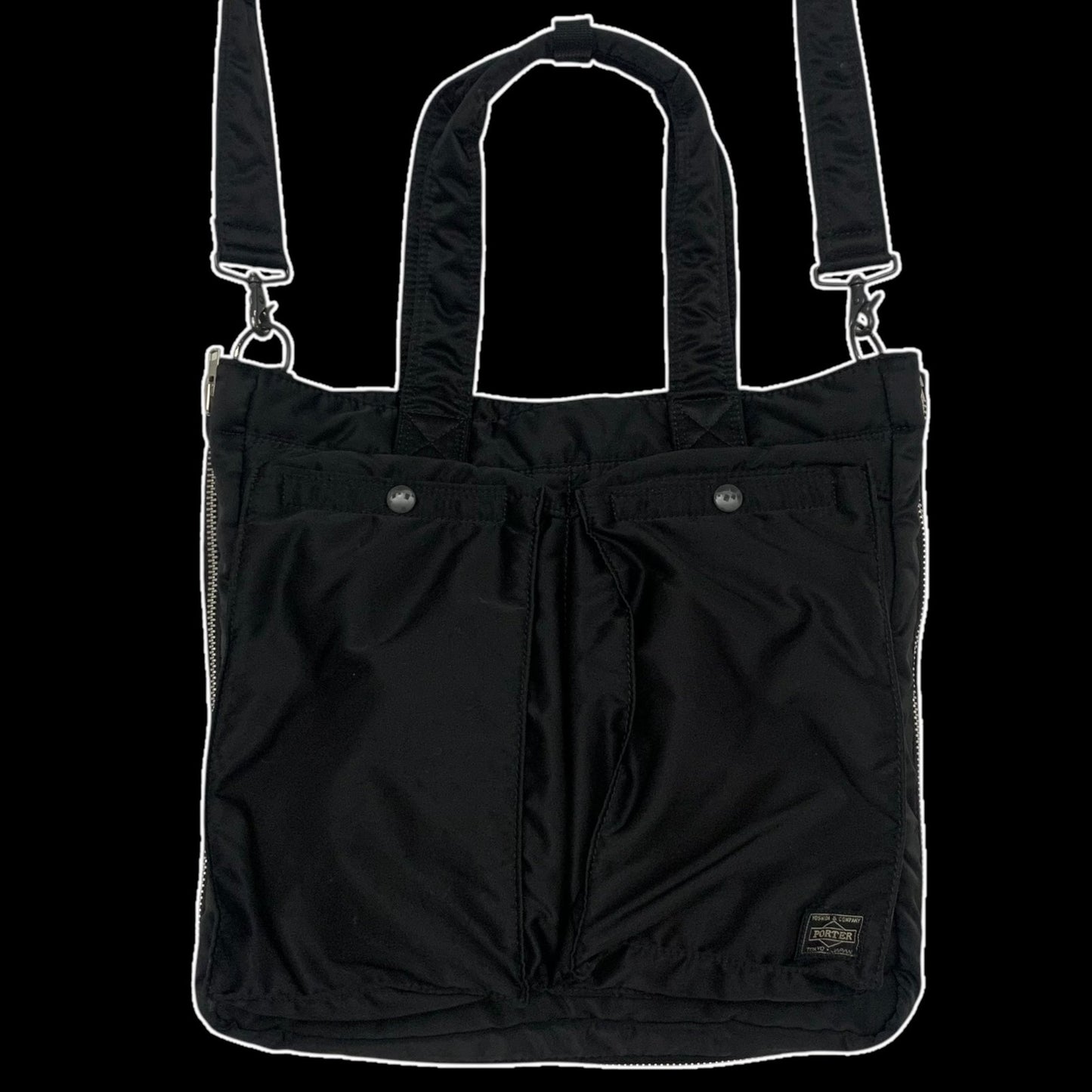 Porter Tanker 2Way Helmet Bag Black