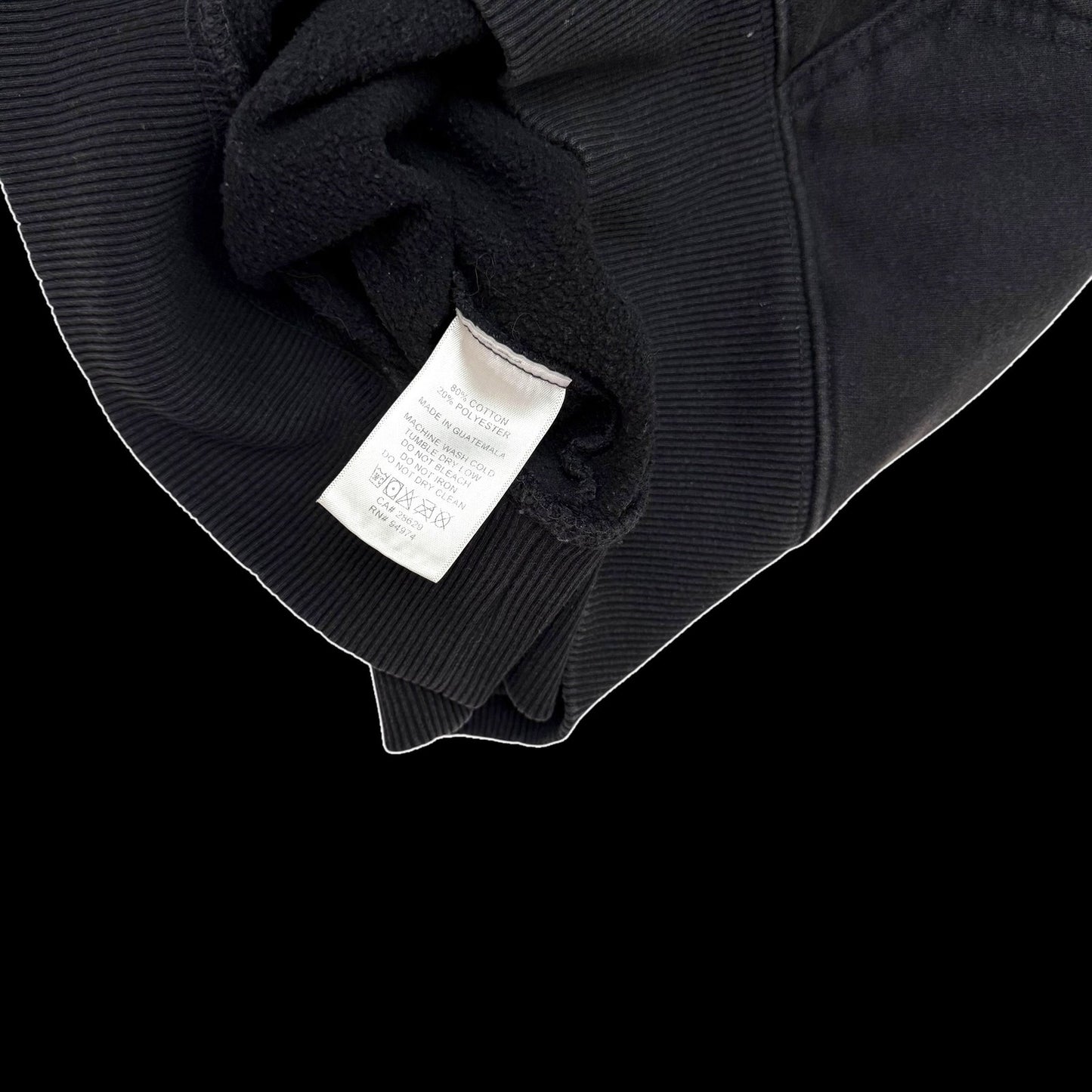 Stussy Serotonin Appliqué Hoodie Black (Fits S-M)