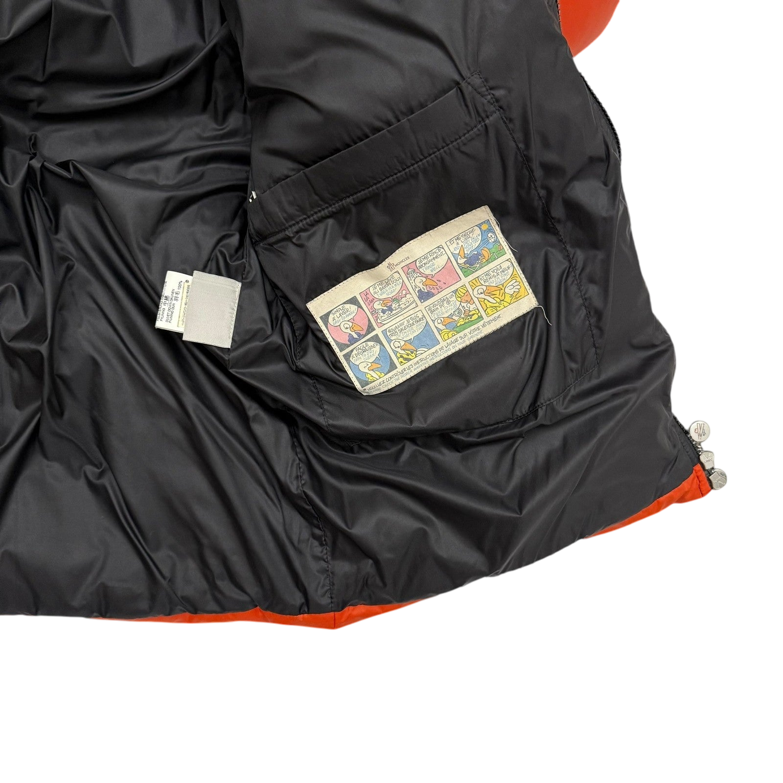 Moncler Vintage Maya Down Jacket Orange (Fits L)