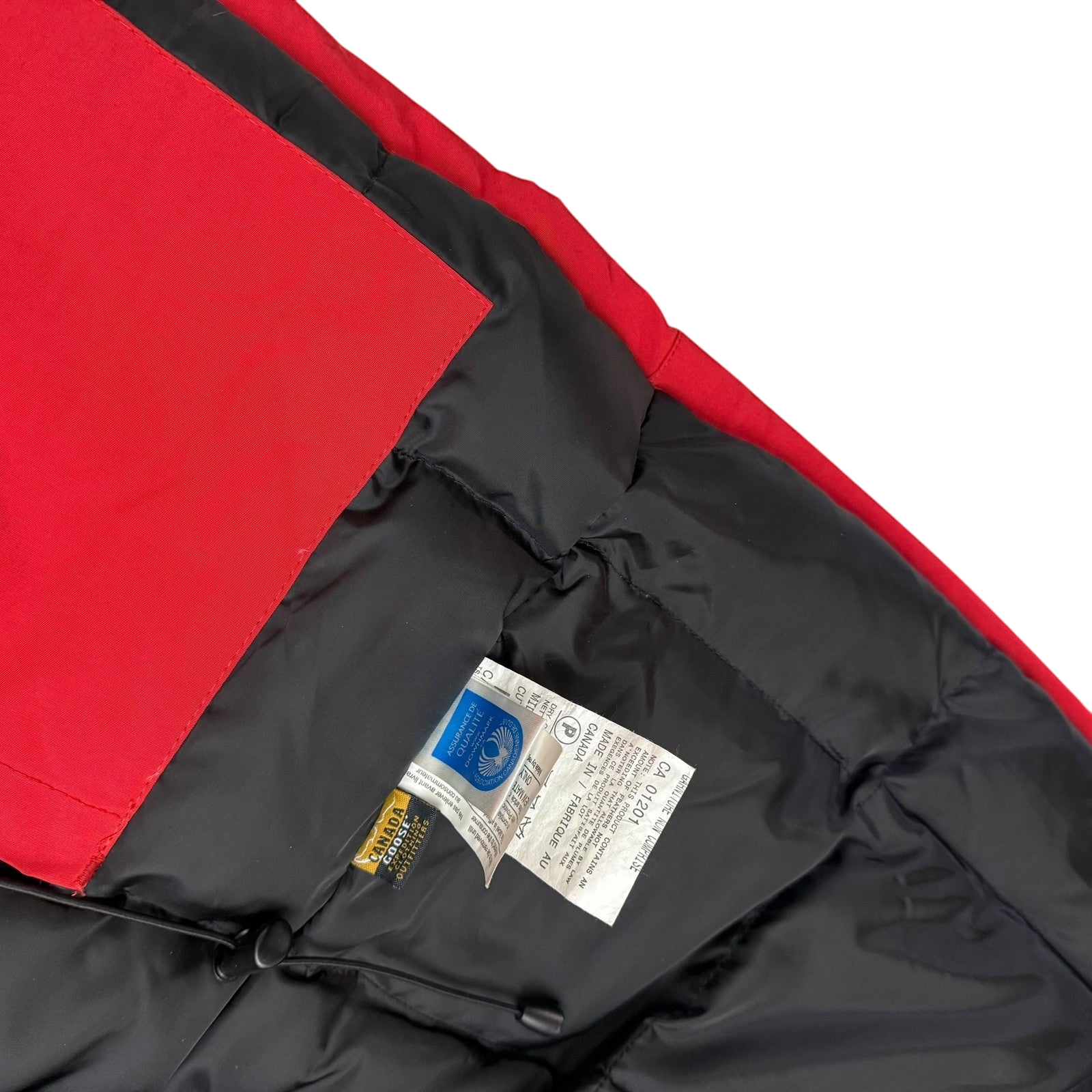 Canada Goose Vintage Expedition Down Fur-Trim Parka Red (Fits M-L)