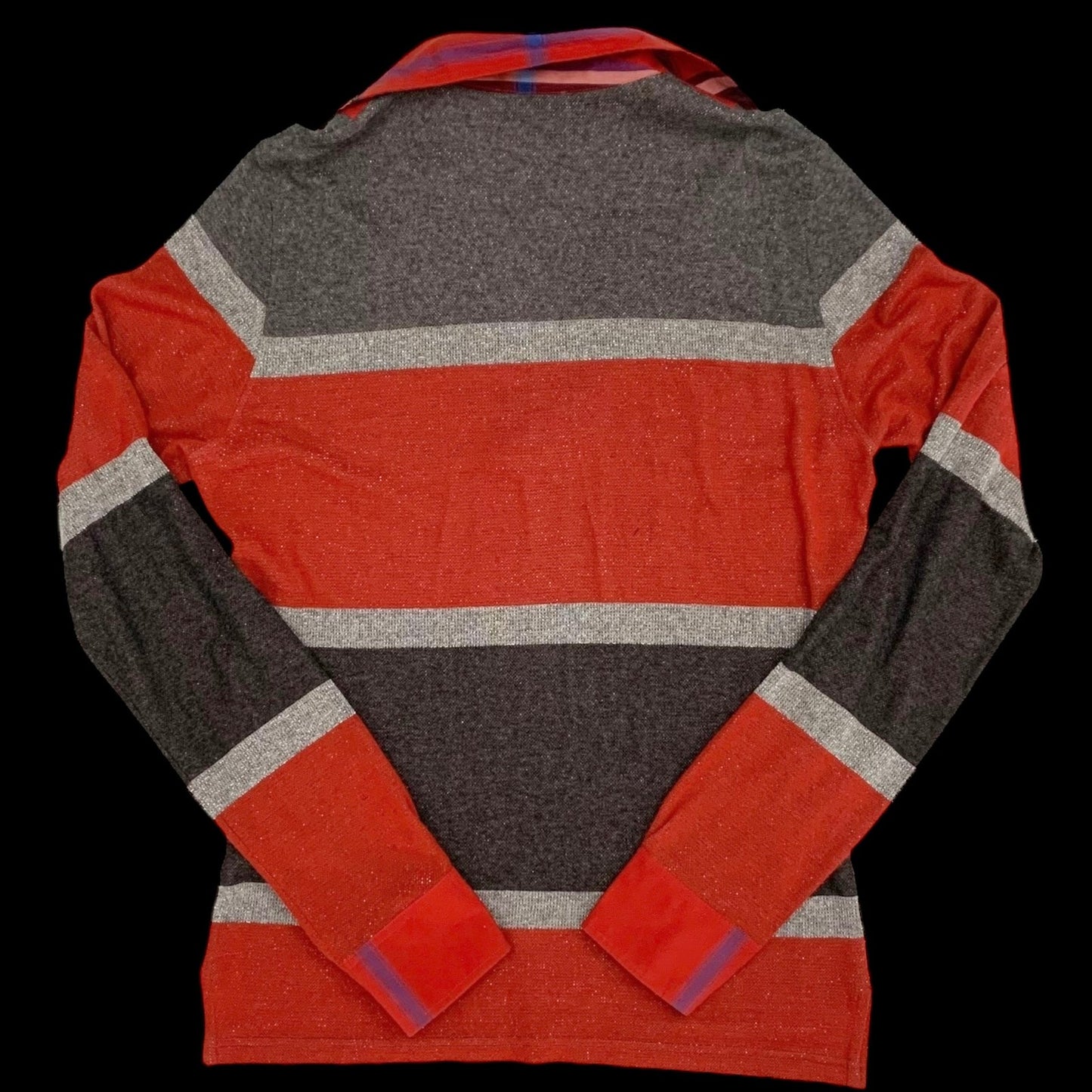 Vivienne Westwood Man Striped Knit Collared Shirt (Size M)