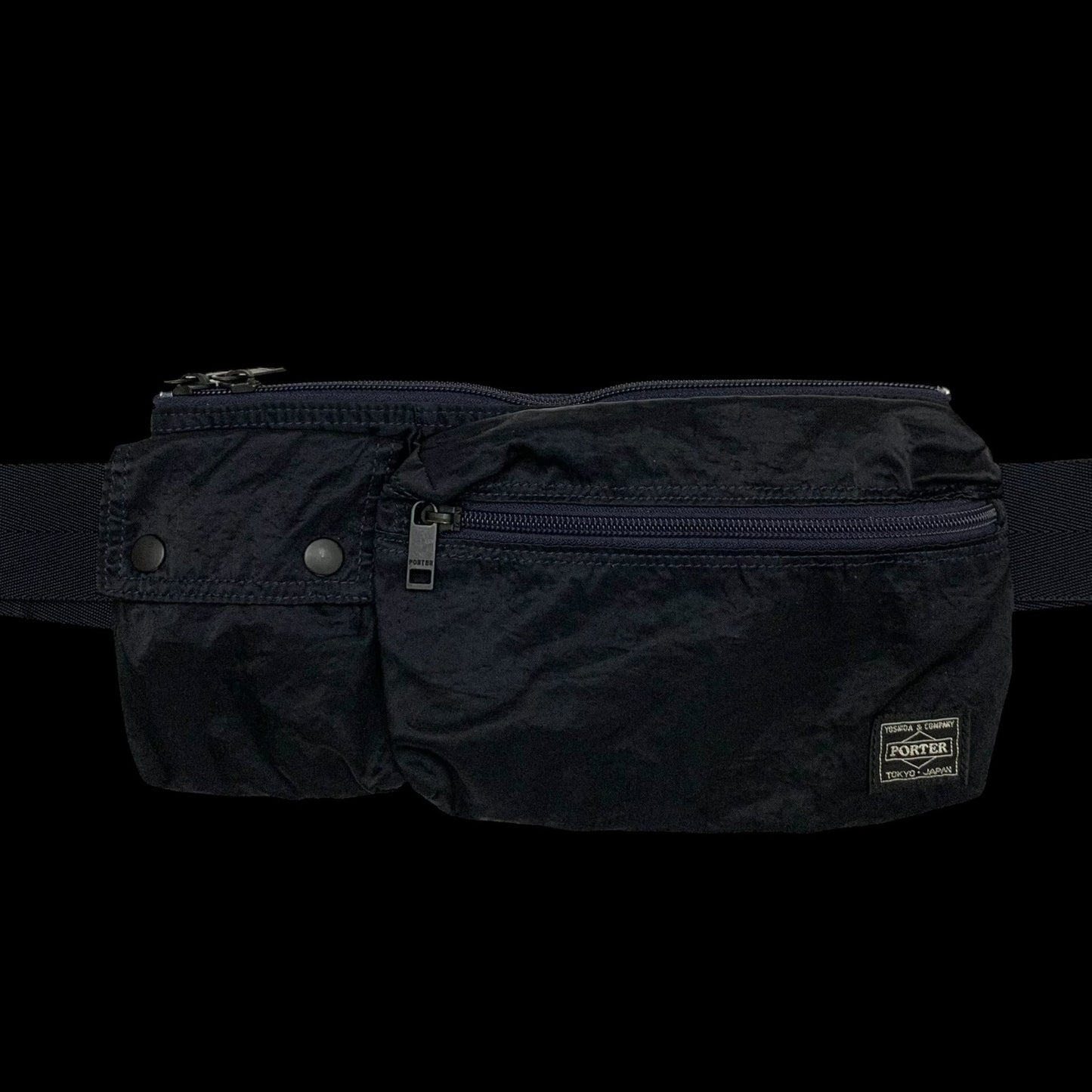Porter Nylon Waist Bag Navy