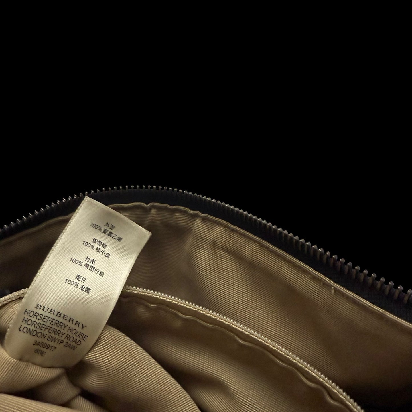 Burberry Nova Check PVC Chester Boston Bag