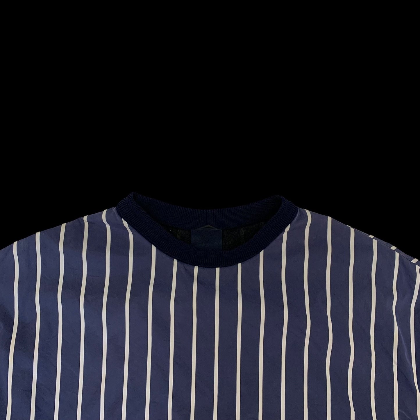 Juun.j Double-Layered Striped T-Shirt Navy/White (Fits XL)