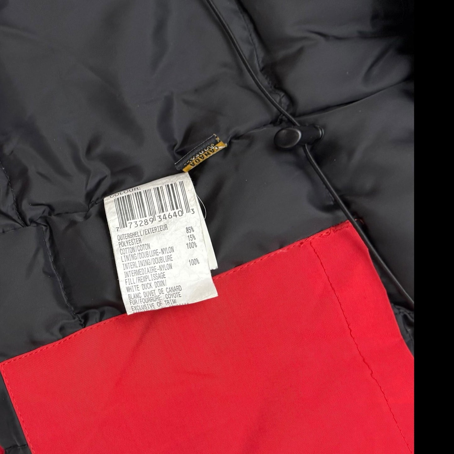 Canada Goose Vintage Expedition Down Fur-Trim Parka Red (Fits M-L)
