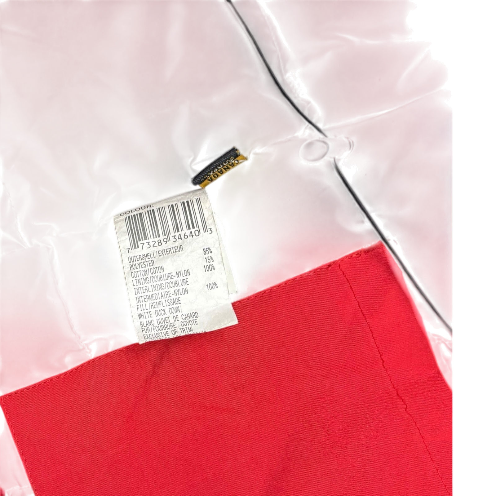 Canada Goose Vintage Expedition Down Fur-Trim Parka Red (Fits M-L)