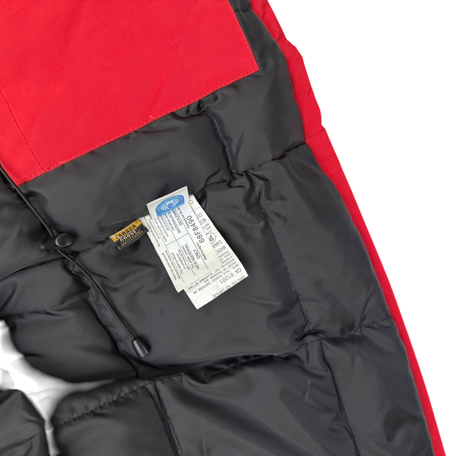 Canada Goose Vintage Expedition Down Fur-Trim Parka Red (Fits M-L)