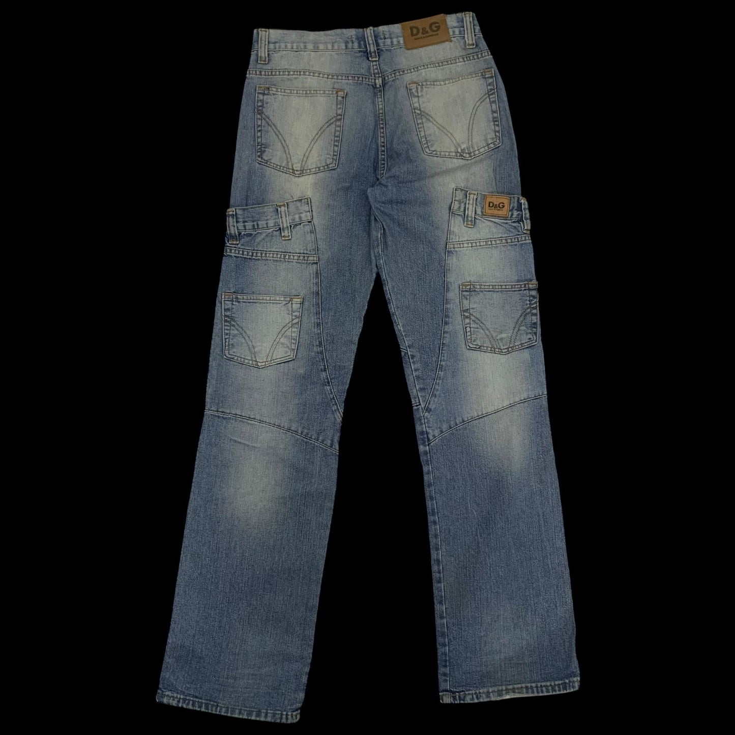 Dolce & Gabbana 90s Double-Waist Jeans (Size 32)