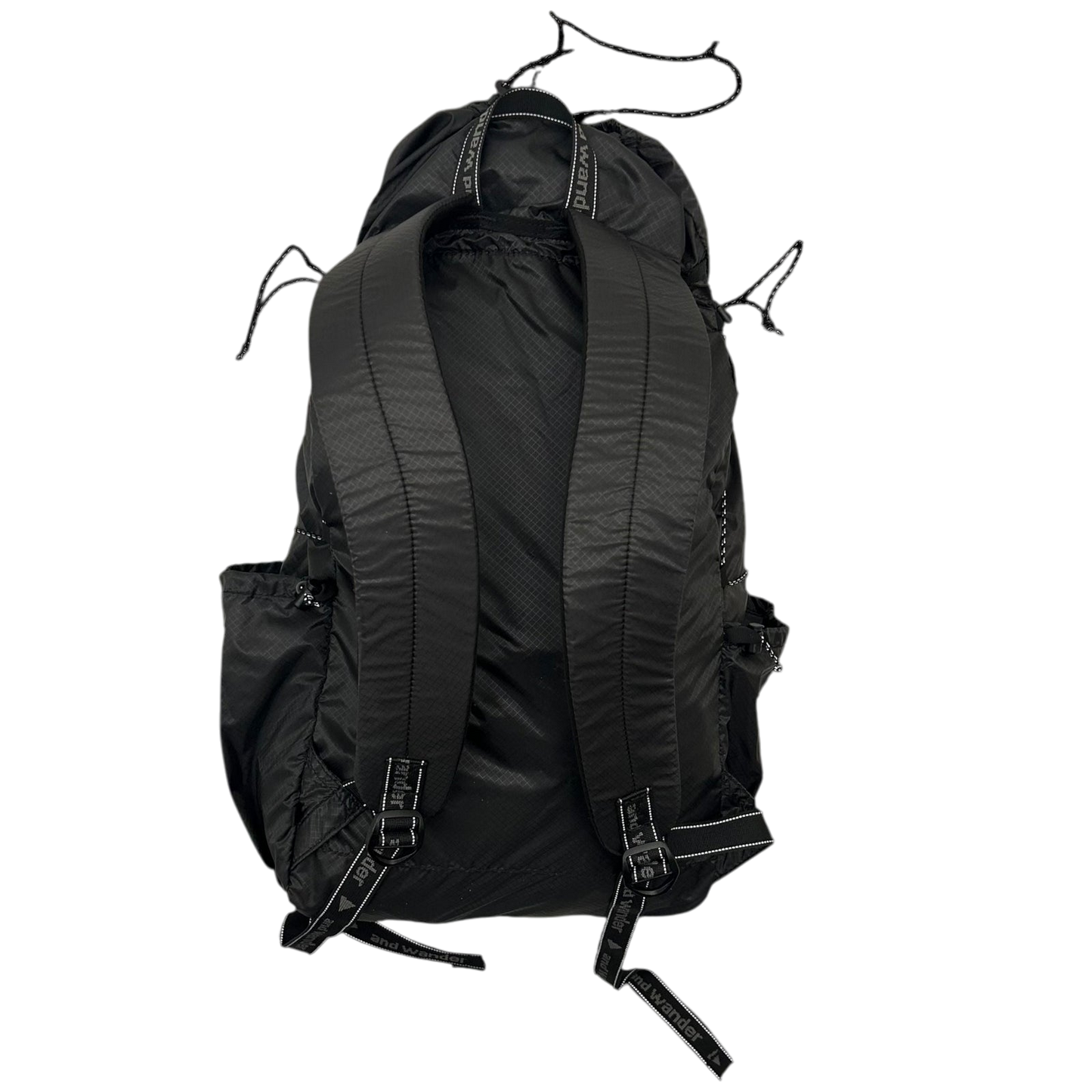 And Wander SIL Diagonal Zip Back Pack Black