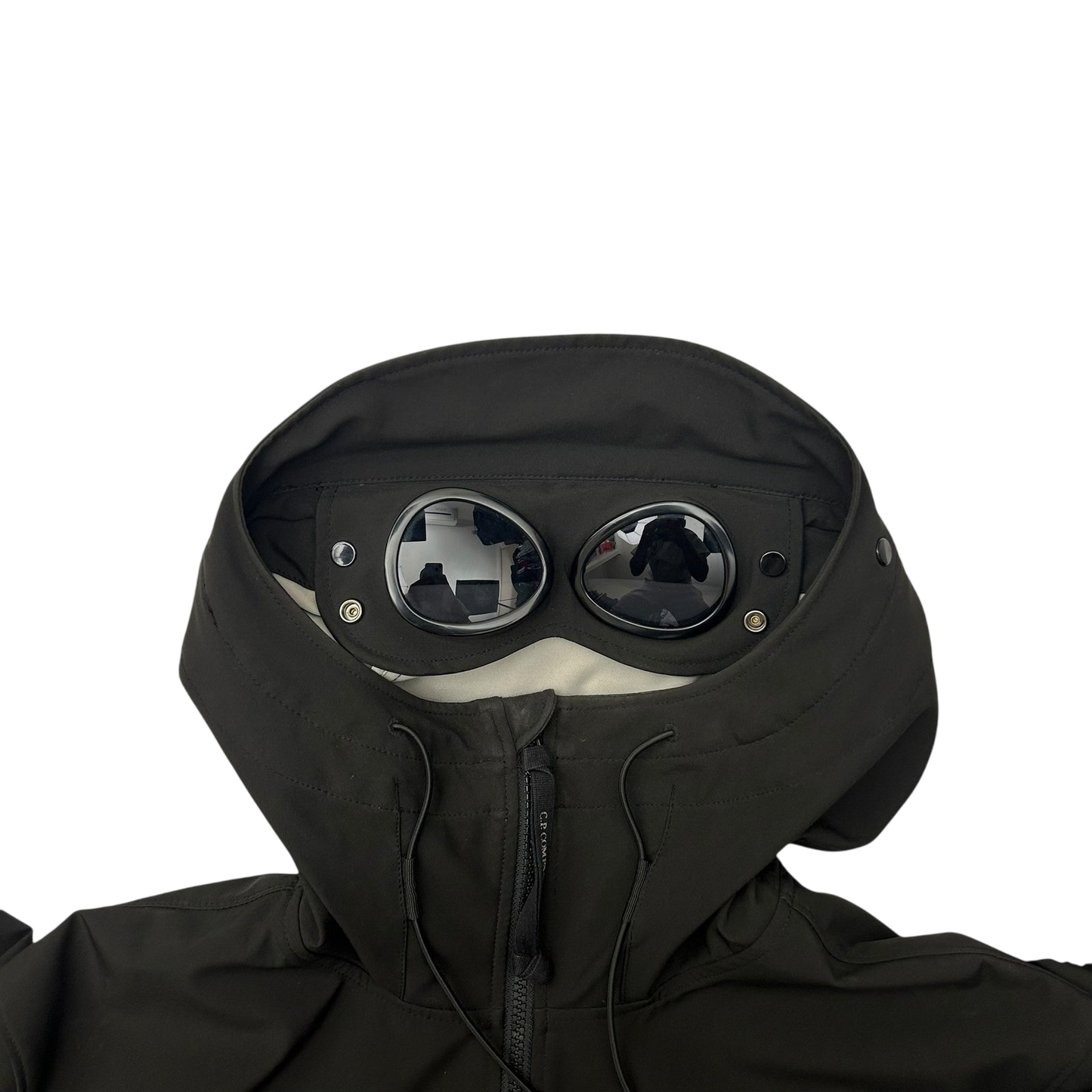 C.P. Company Goggle Lens Soft Shell Jacket Black (Fits M-L)