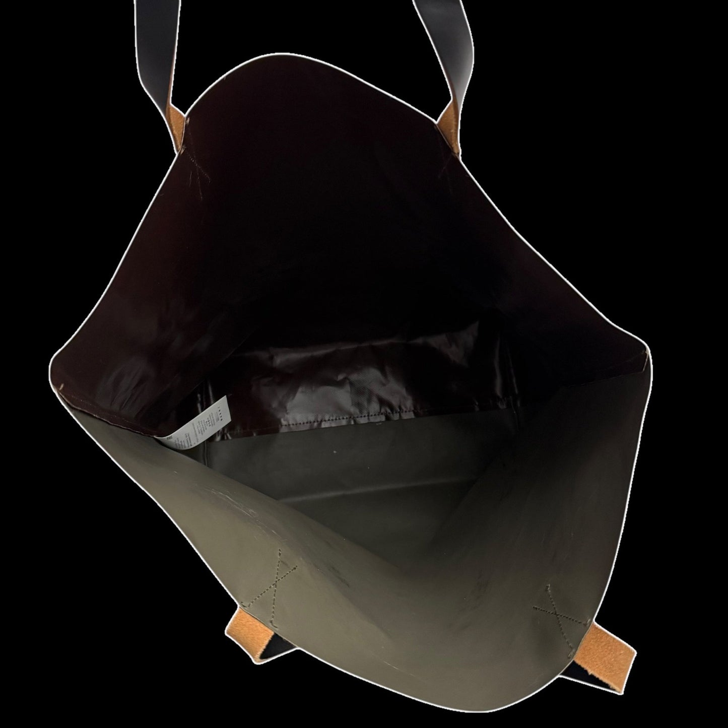 Marni PVC Shopping Tote Brown / Green