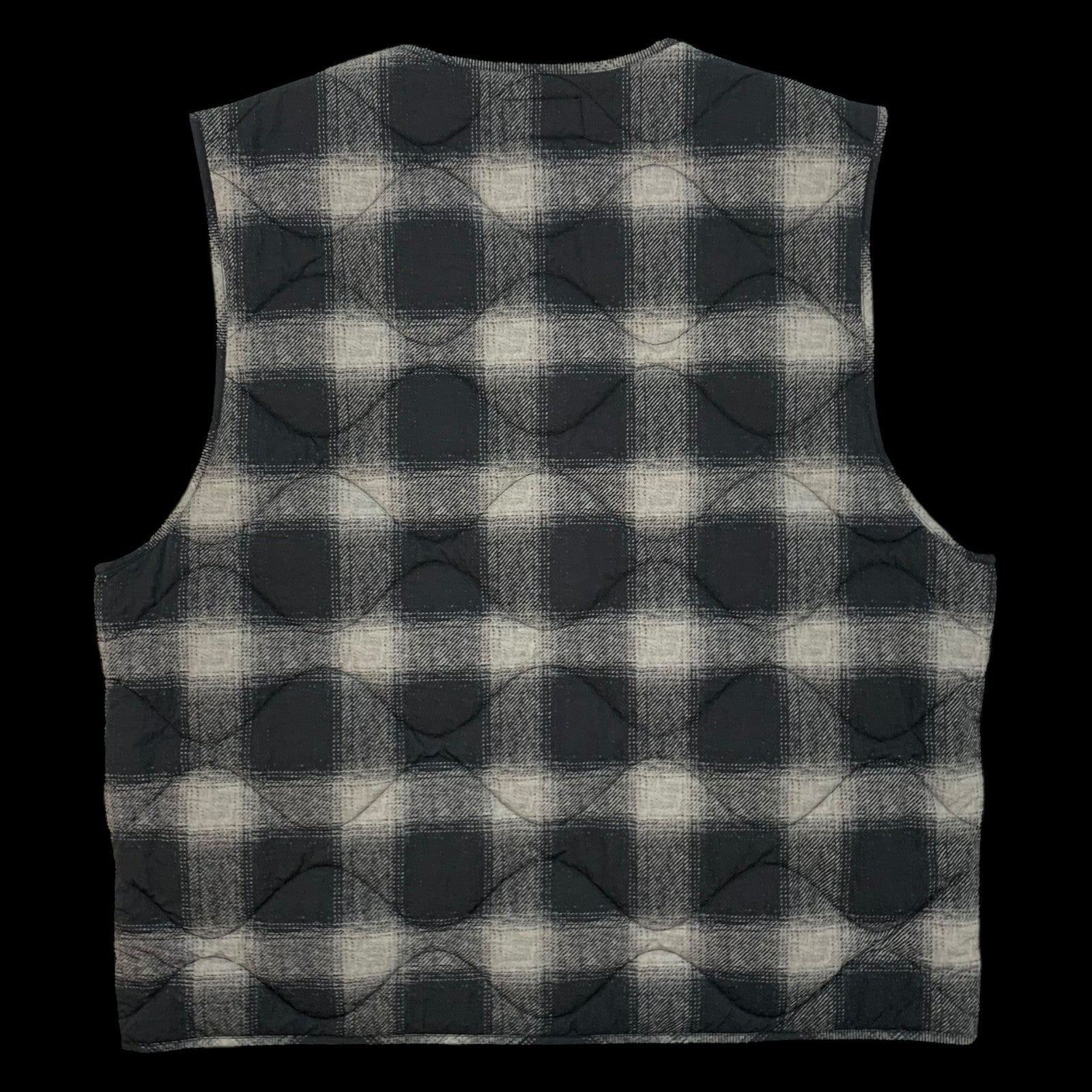Stussy AW23 Plaid Nylon Liner Vest (Size XL)