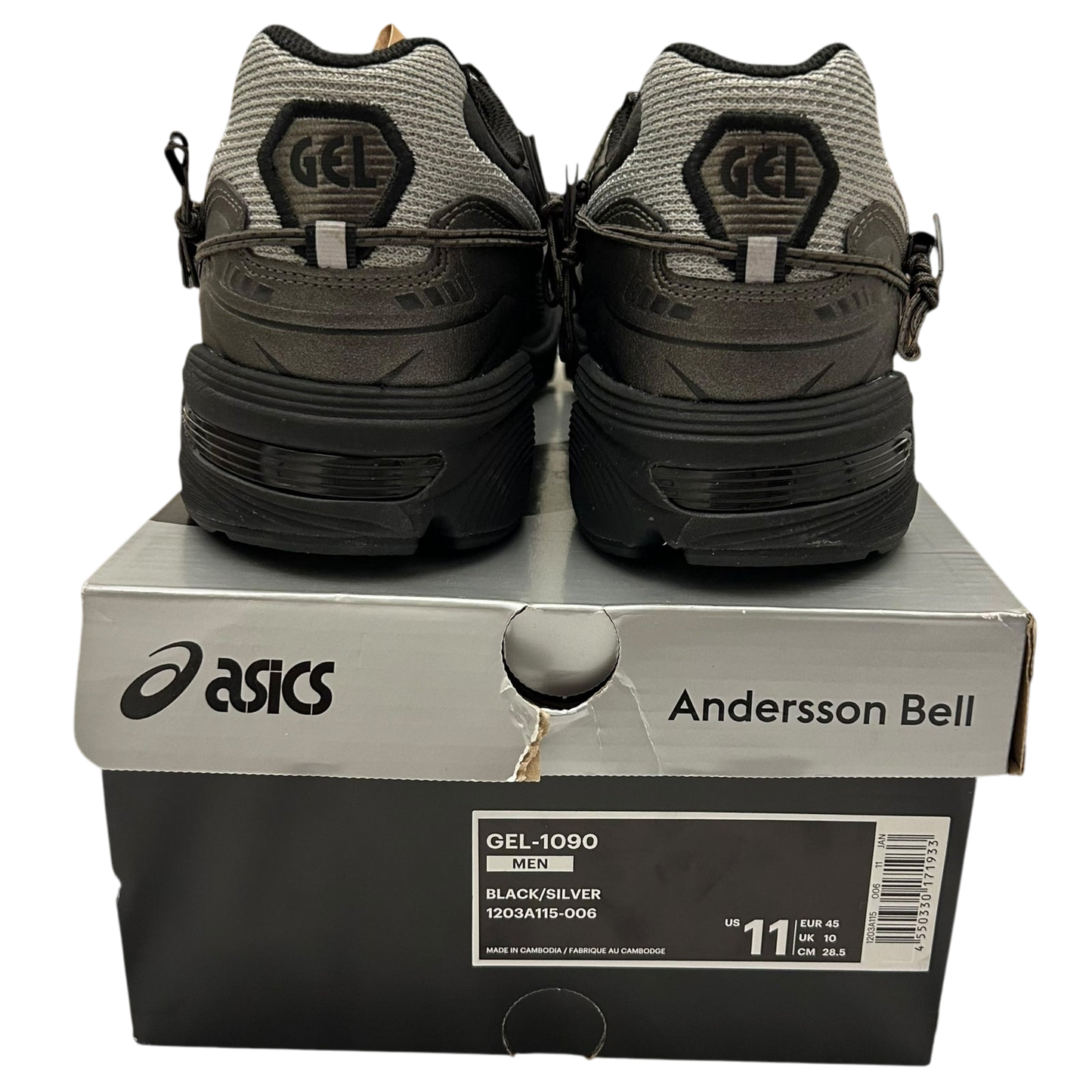 Asics Gel-1090 Andersson Bell ‘Black / Silver’ (US11/UK10)