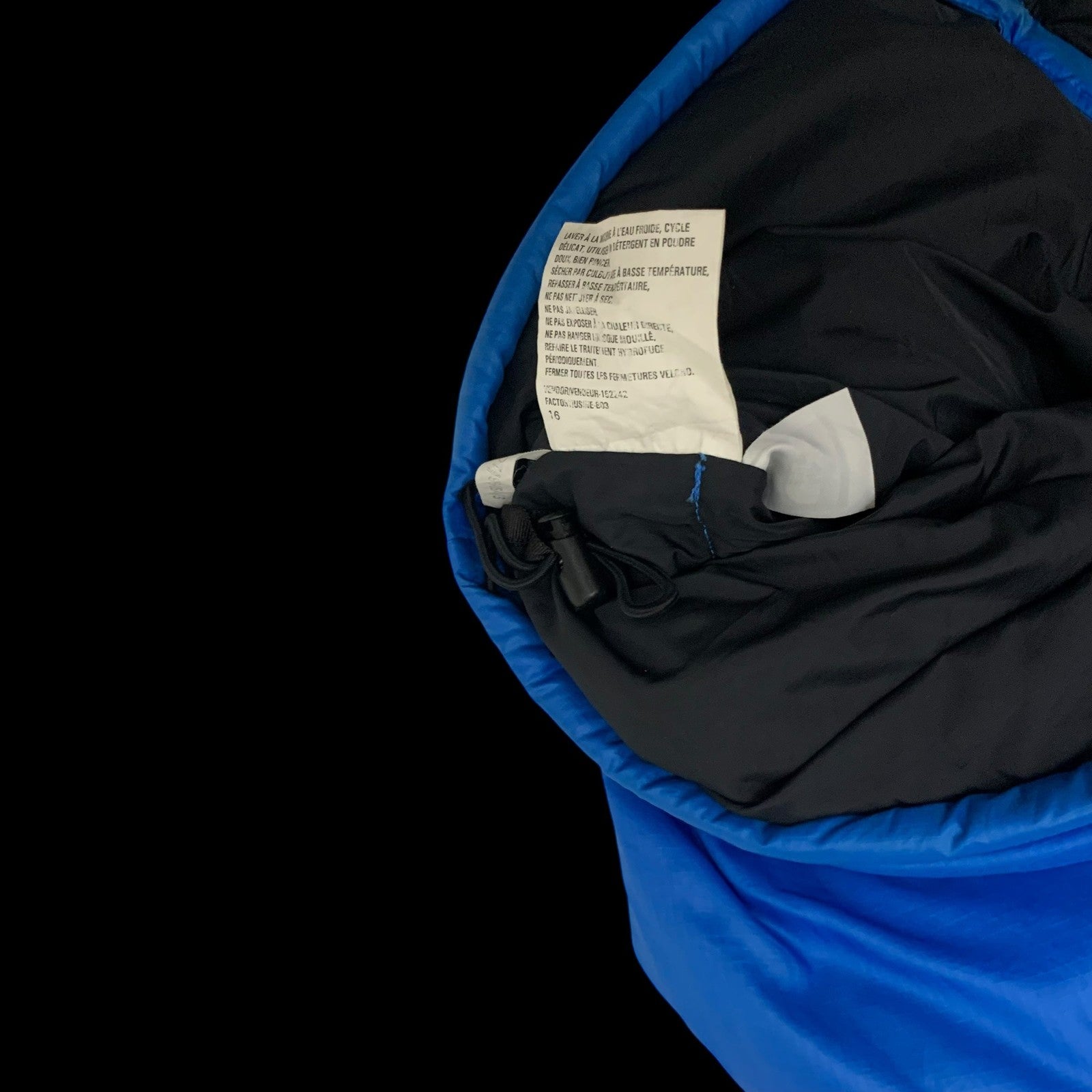 The North Face Nuptse 700Down Puffer Jacket Blue/Black (Size S)