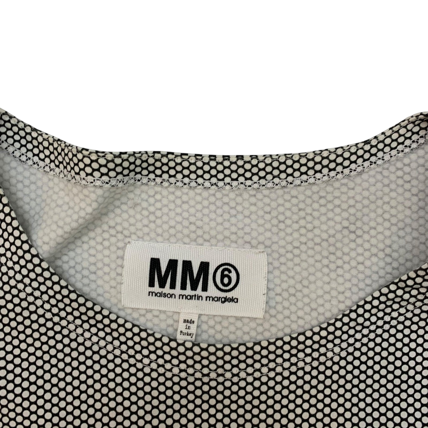 Maison Margiela MM6 ‘Illusion’ Graphic Polka Dot T-Shirt (Fits L)