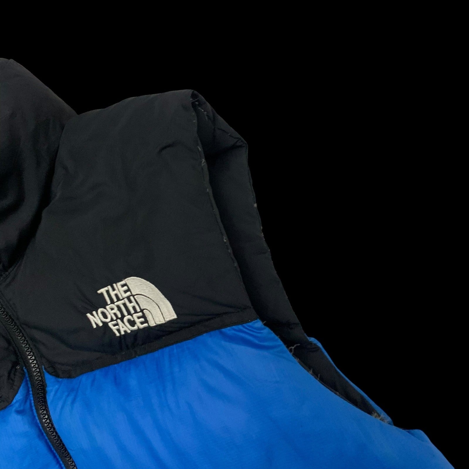 The North Face Nuptse 700Down Puffer Jacket Blue/Black (Size S)