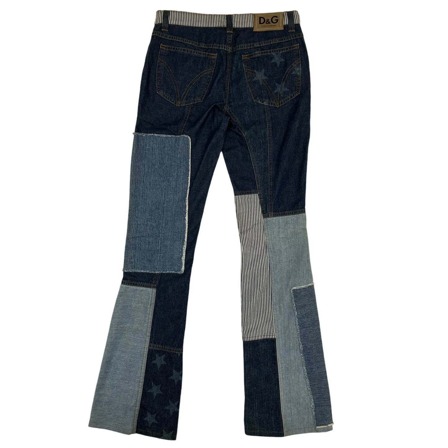 Dolce & Gabanna 2000s Patchwork Women’s Jeans (Size 27”)