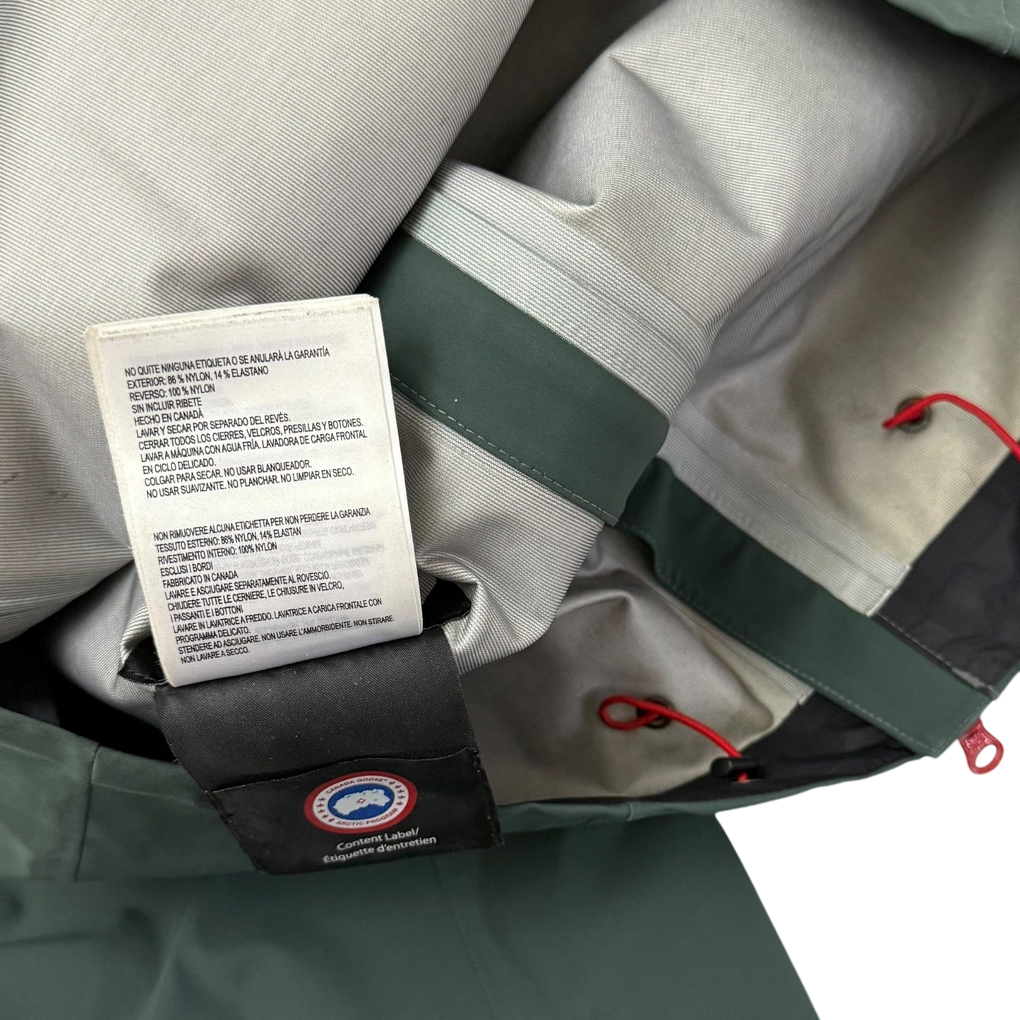 Canada Goose Reflective Timber Shell Jacket Forest Green (Size L)