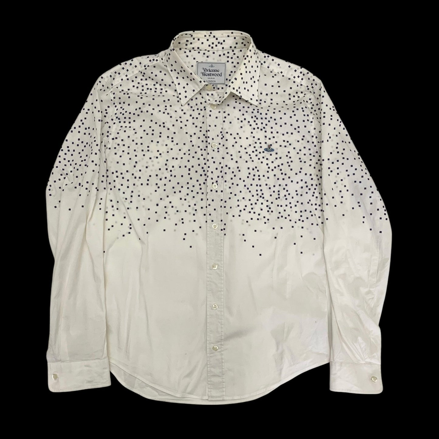 Vivienne Westwood Man Pixel Shirt White (Fits L)