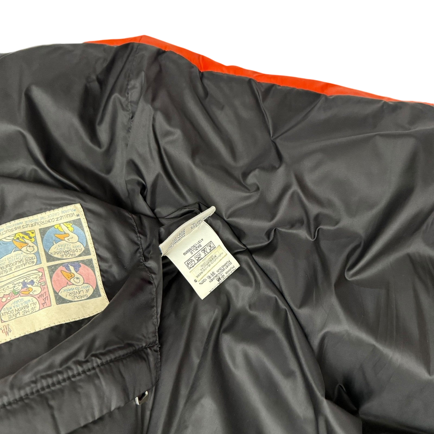 Moncler Vintage Maya Down Jacket Orange (Fits L)