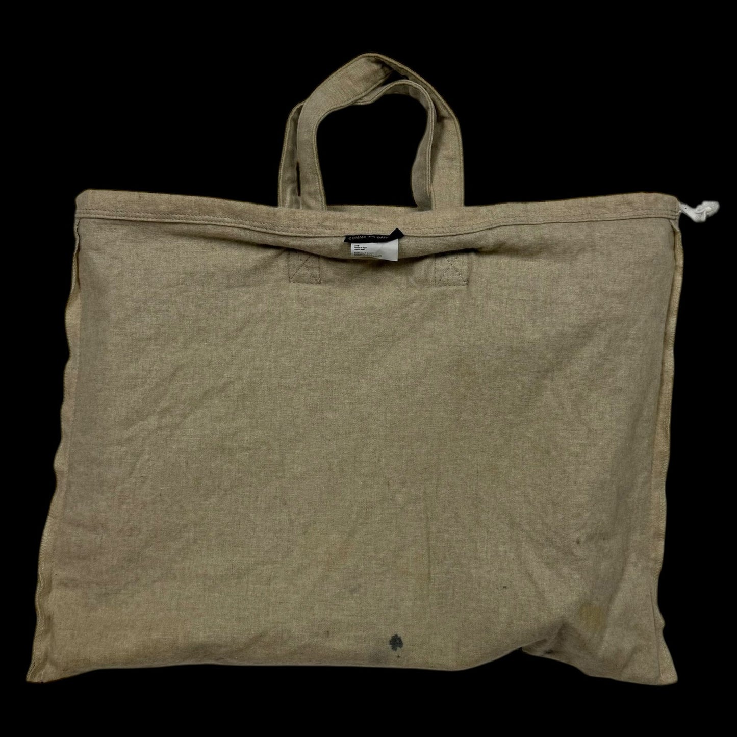 Comme Des Garçons 90s Metallic Tarpaulin & Canvas Double Layer Bag