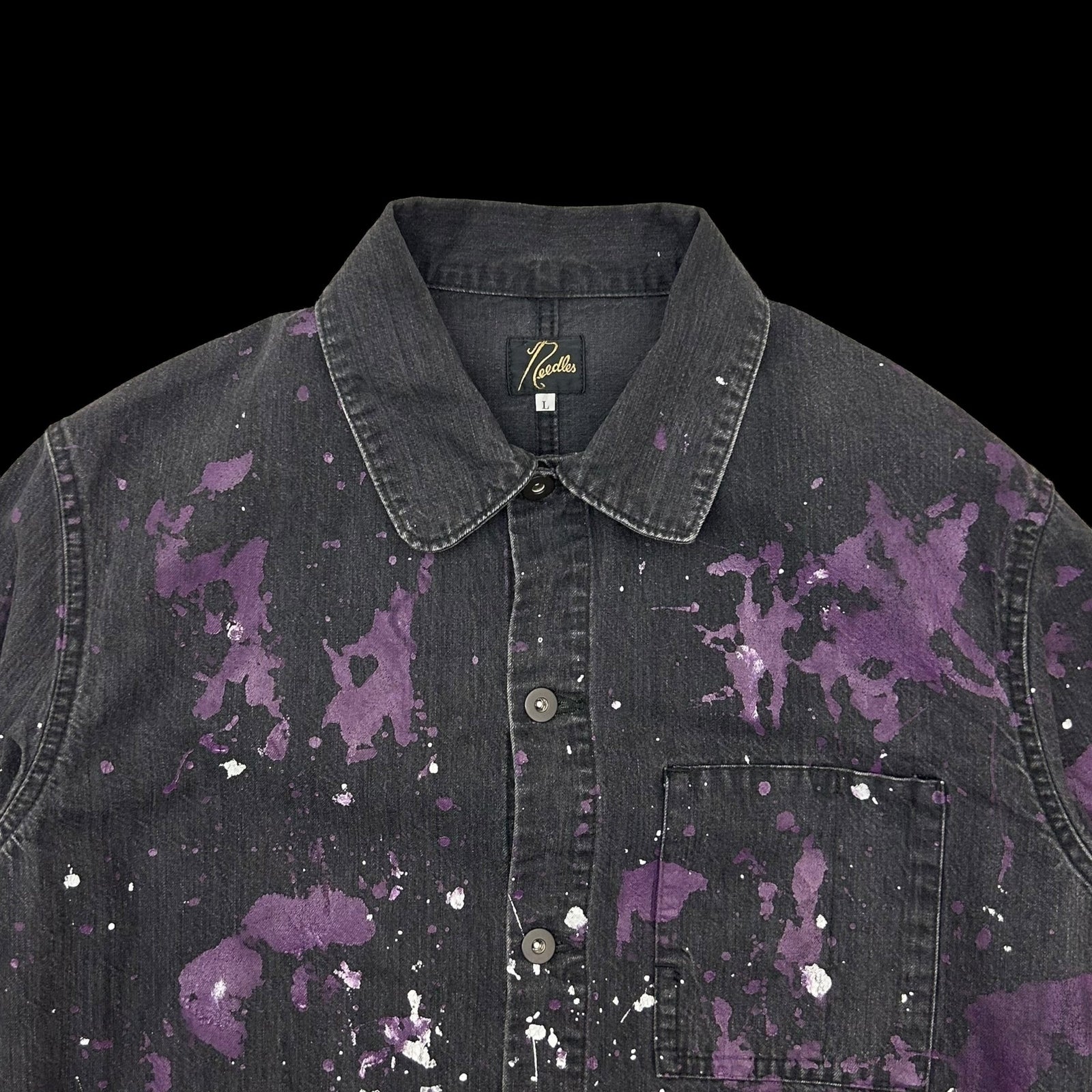 Needles Paint Splatter Coverall Jacket (Size L)