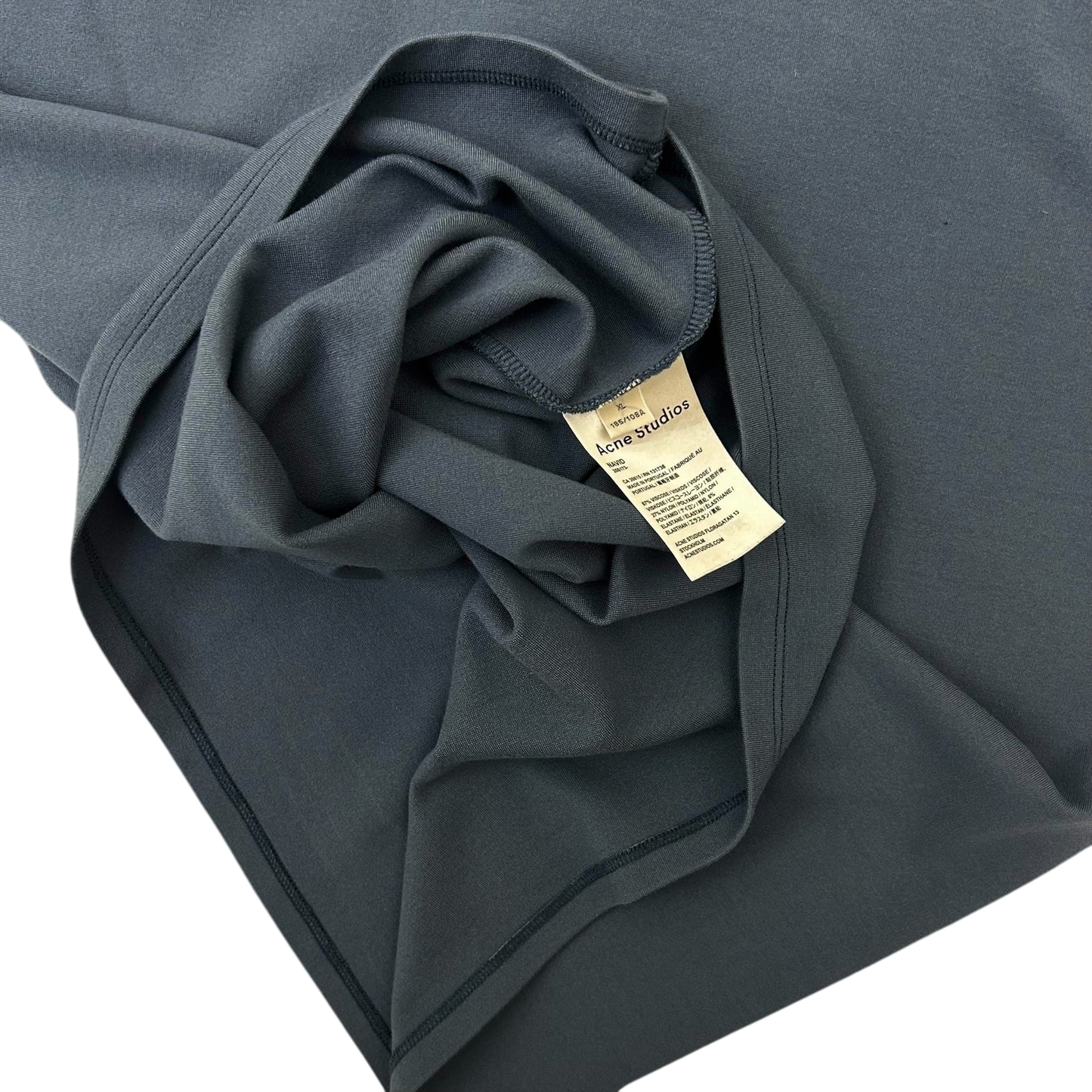 Acne Studios Jacquard LogoT-Shirt ‘Metallic Blue’ (Fits M)