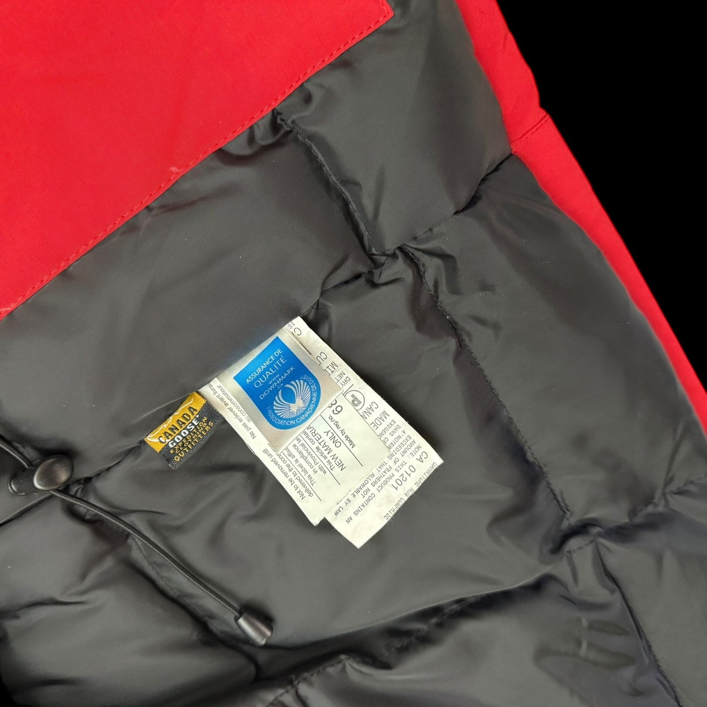Canada Goose Vintage Expedition Down Fur-Trim Parka Red (Fits M-L)